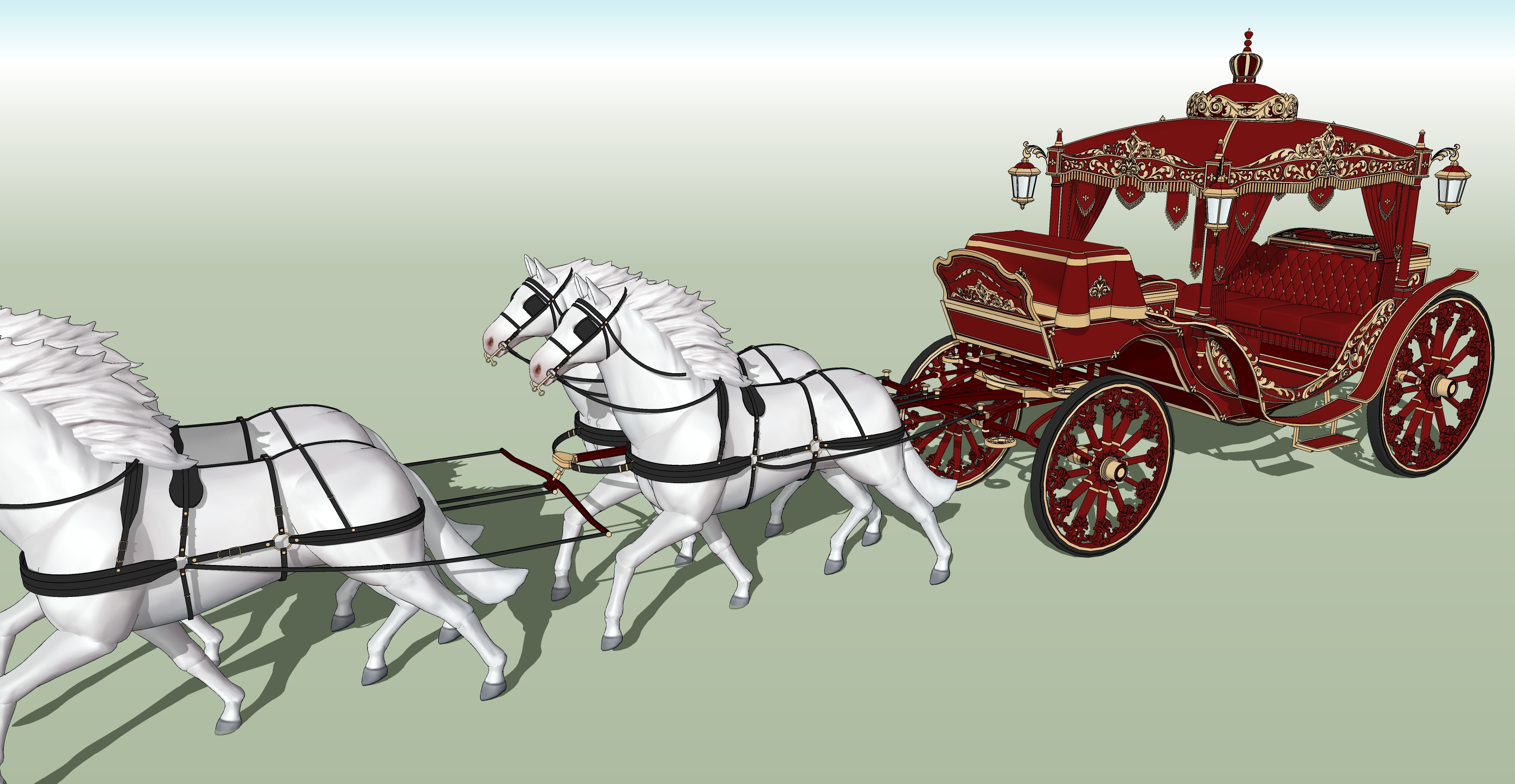 데이트용 마차 붉은색 Carriage for a date red-2 데이트용 마차 붉은색 Carriage for a date red-2