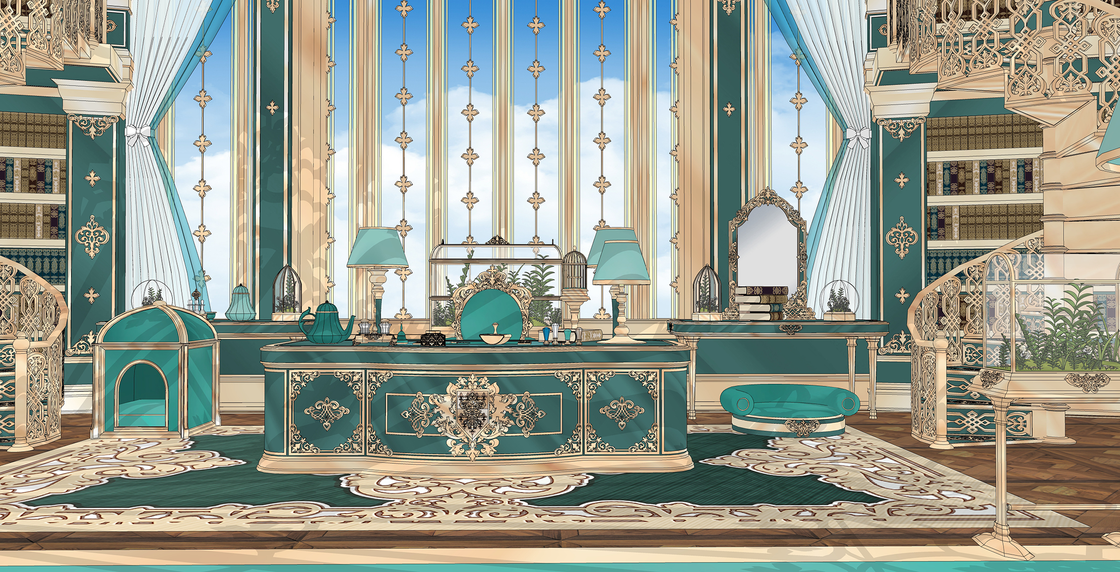 공작 영애 집무실Duke's Lady's Office-2 공작 영애 집무실Duke's Lady's Office-2