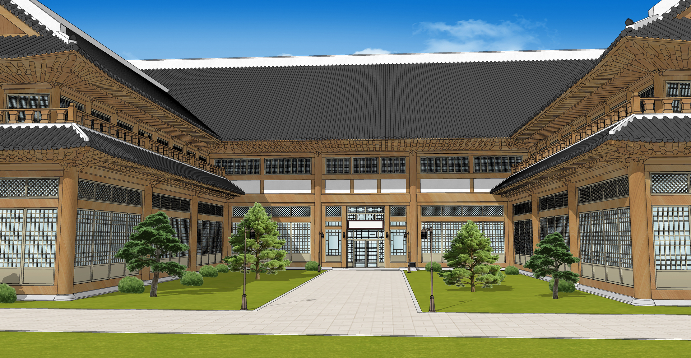 학교 동양풍학교Oriental-style school-11