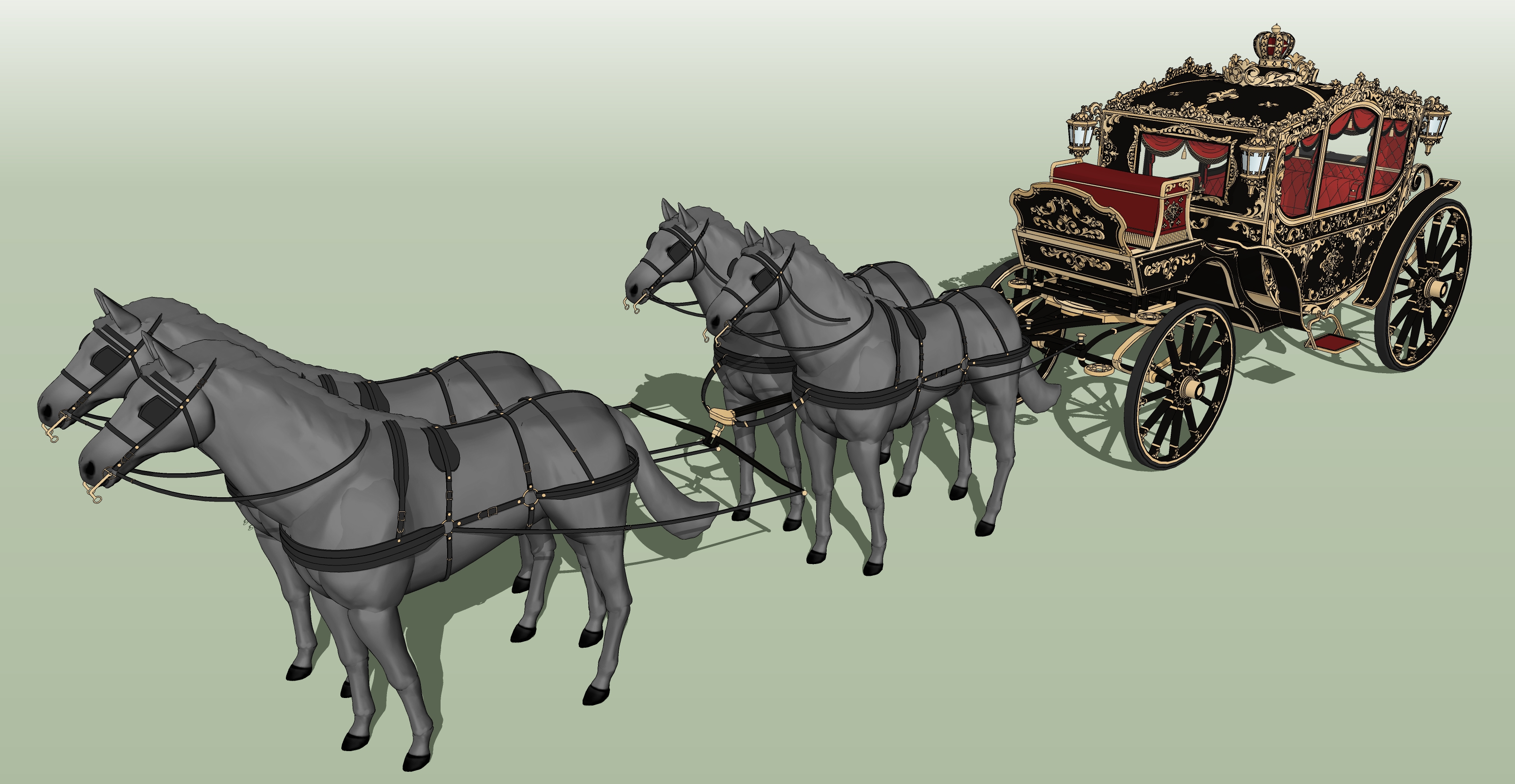 왕실마차 검은색 Royal carriage black-2 왕실마차 검은색 Royal carriage black-2