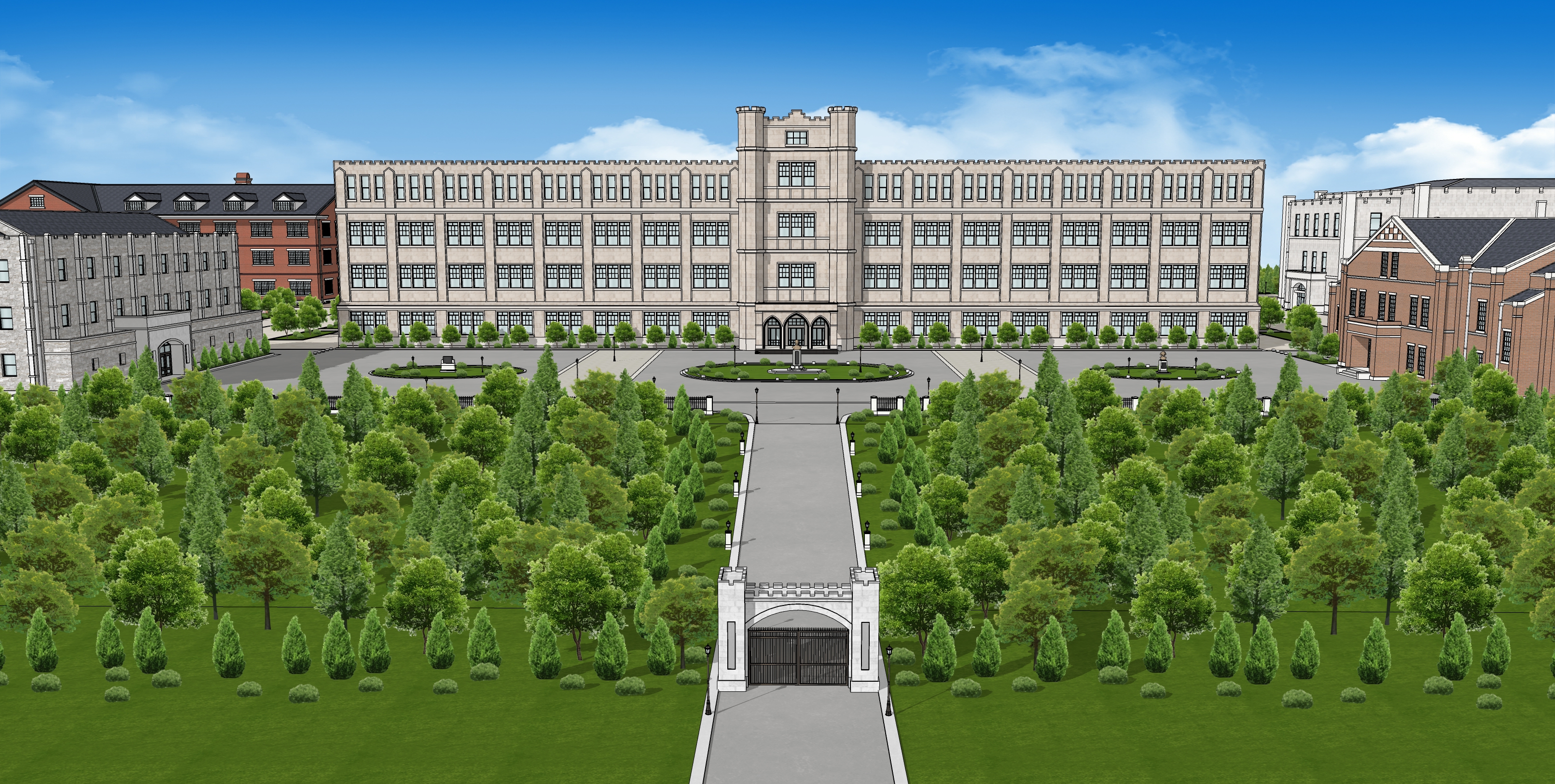 학교 서양풍학교 Western-style school-1 학교 서양풍학교 Western-style school-1