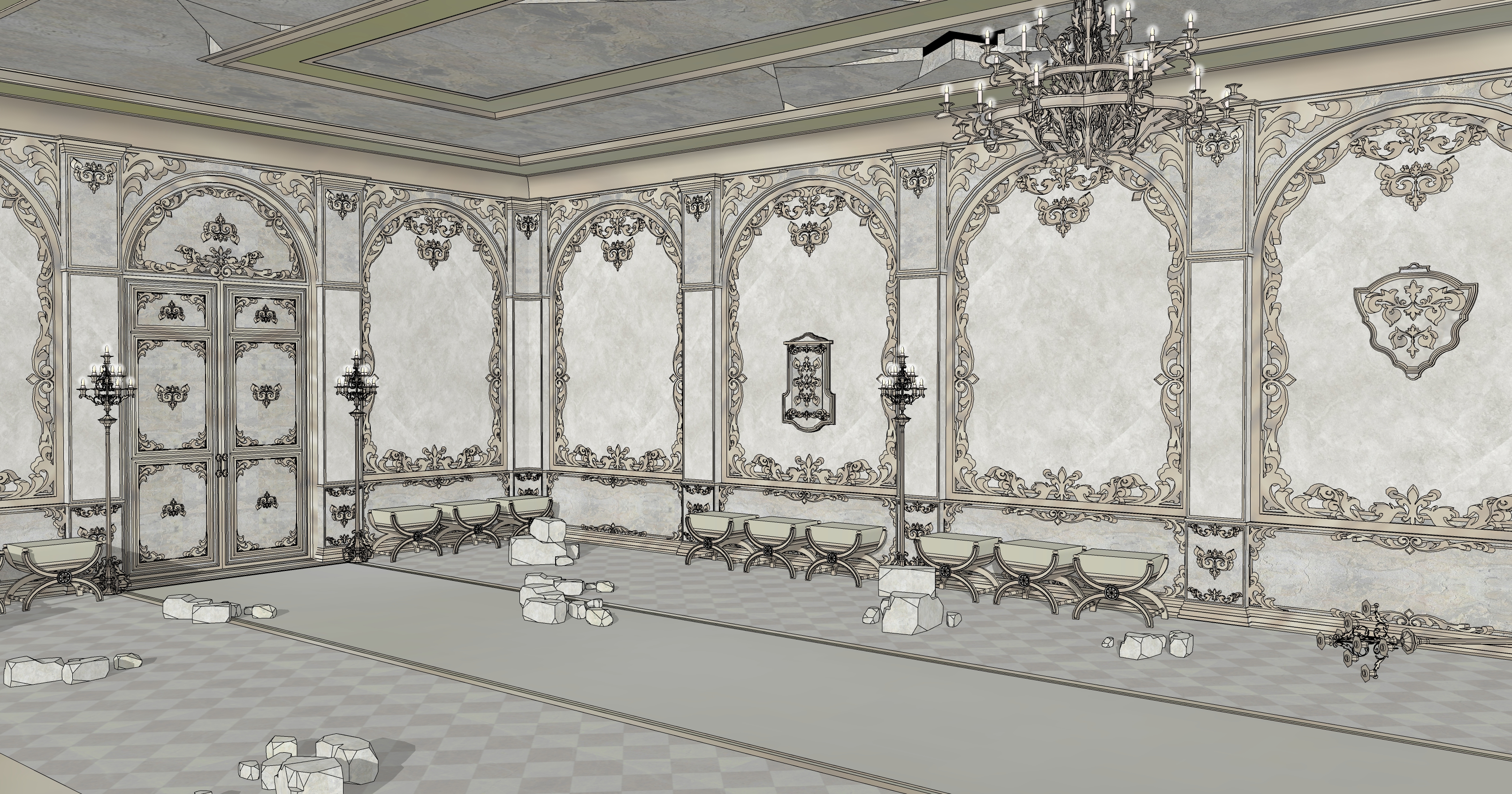 대사제의 집무실 폐허 Ruins of the High Priest's Office-2