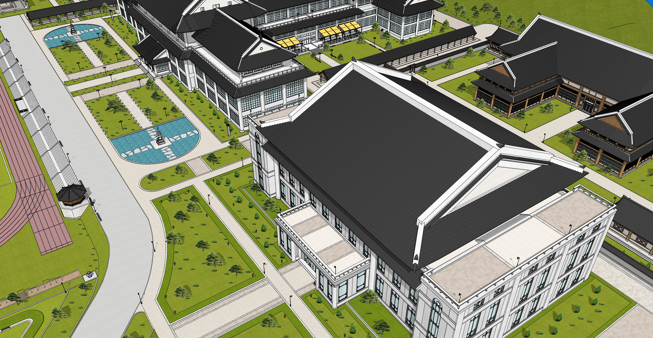 학교 동양풍학교Oriental-style school-41