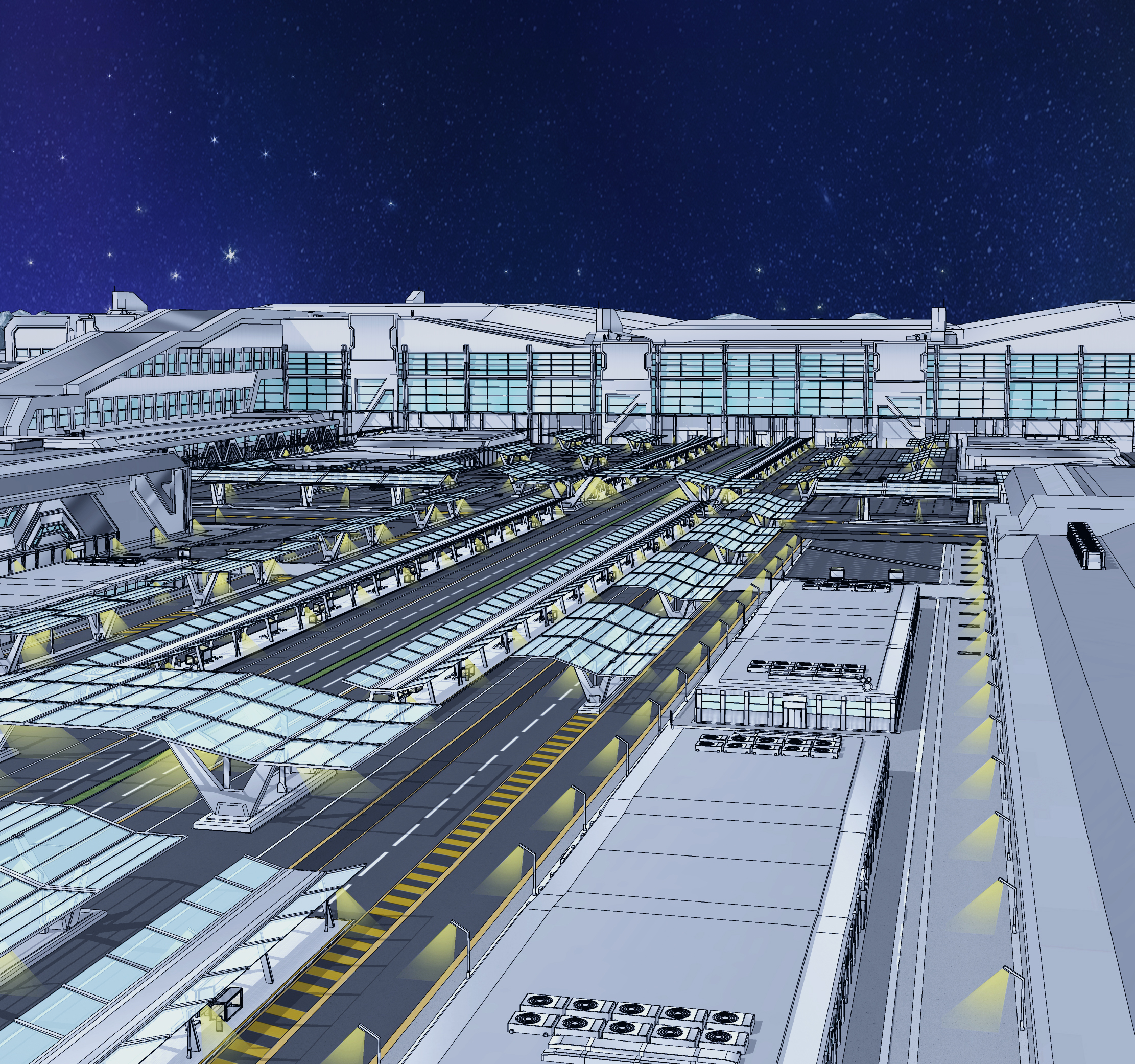 공군기지-공항Air Force Base-Airport-34 밤보정 공군기지-공항Air Force Base-Airport-34 밤보정