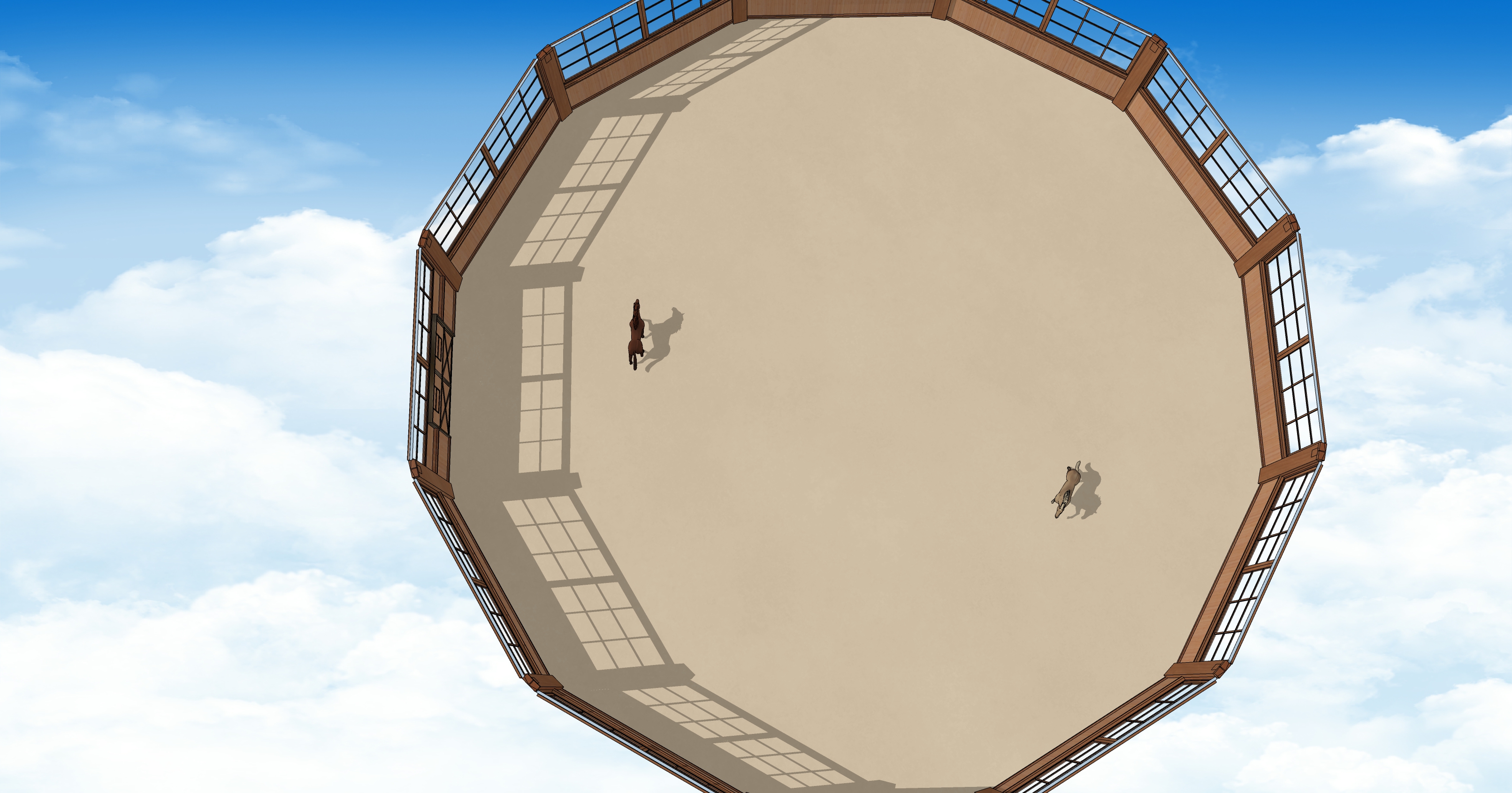 실내 원형 마장Indoor circular riding arena-3 실내 원형 마장Indoor circular riding arena-3