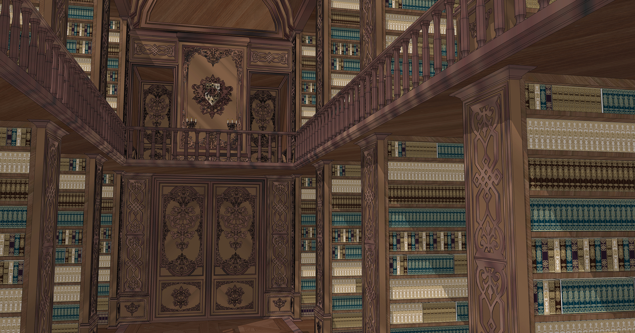 복도형 도서관Corridor-type library-4 복도형 도서관Corridor-type library-4