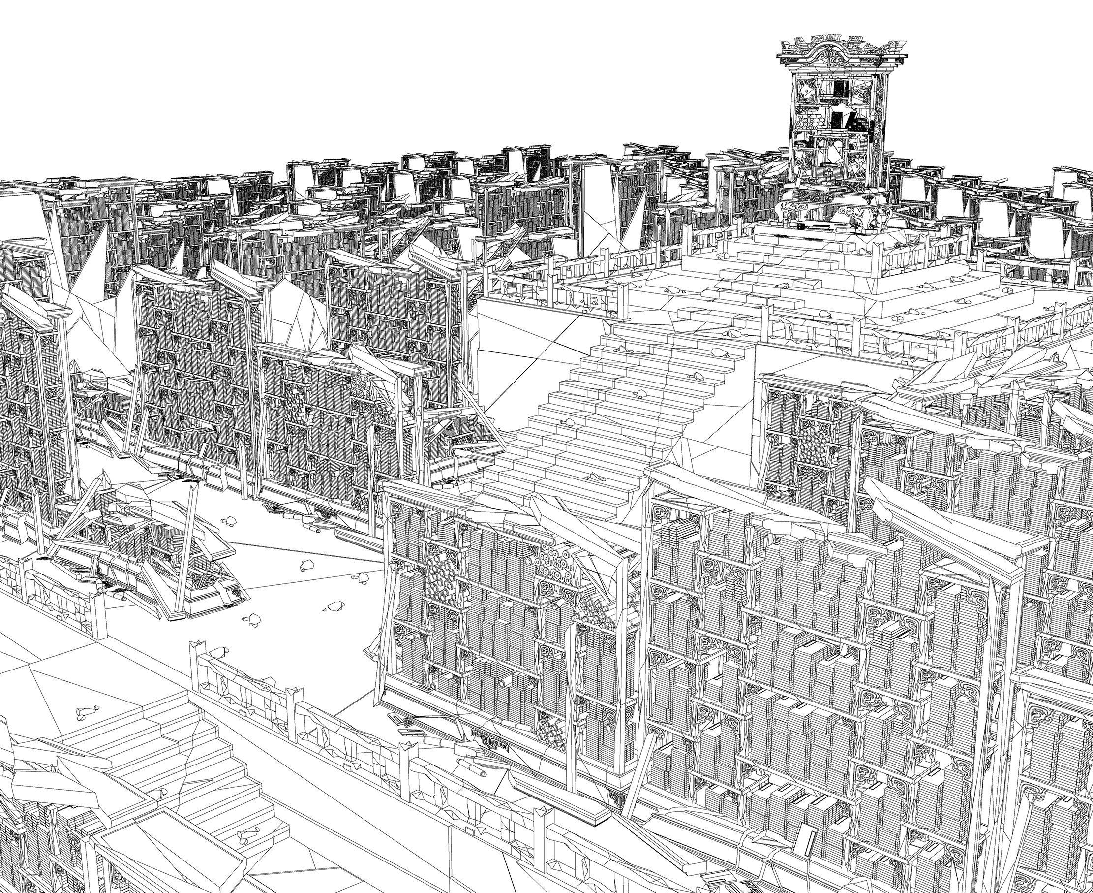 비급서고 폐허 Secret library ruin ver2-라인-3