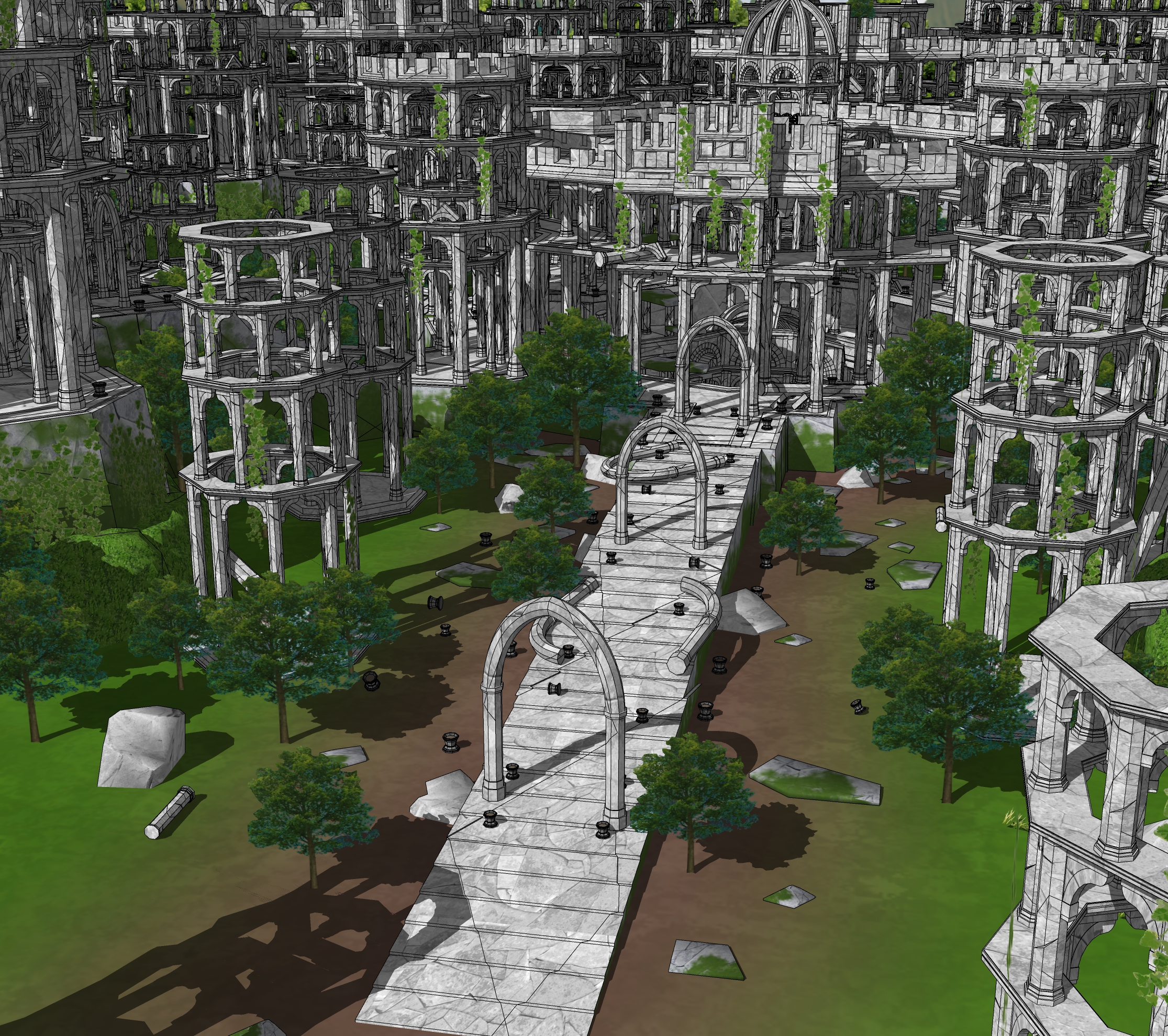 대형 유적 폐허2-3