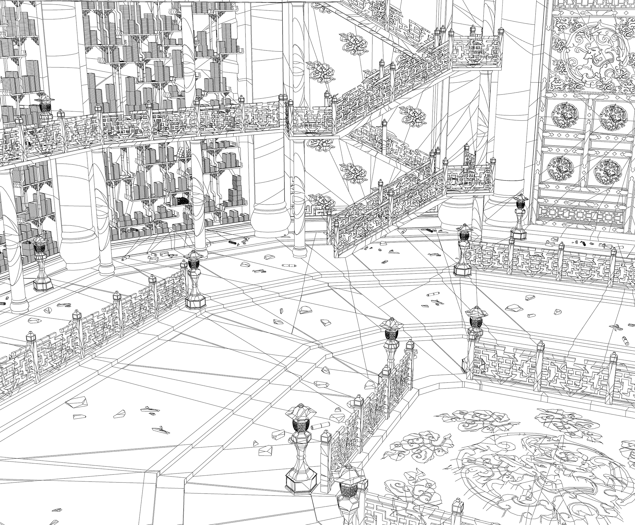 비급서고 폐허 Secret library ruin ver4라인-2