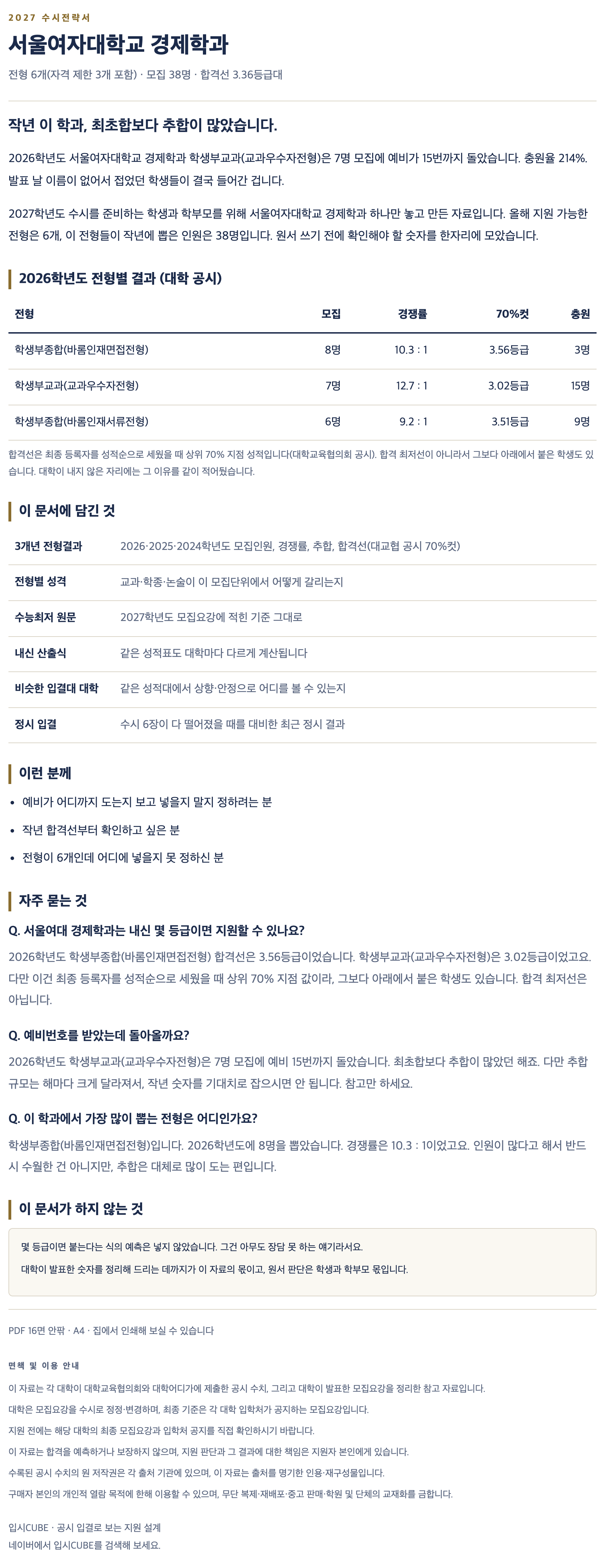 서울여대_경제학과_상세 서울여대_경제학과_상세