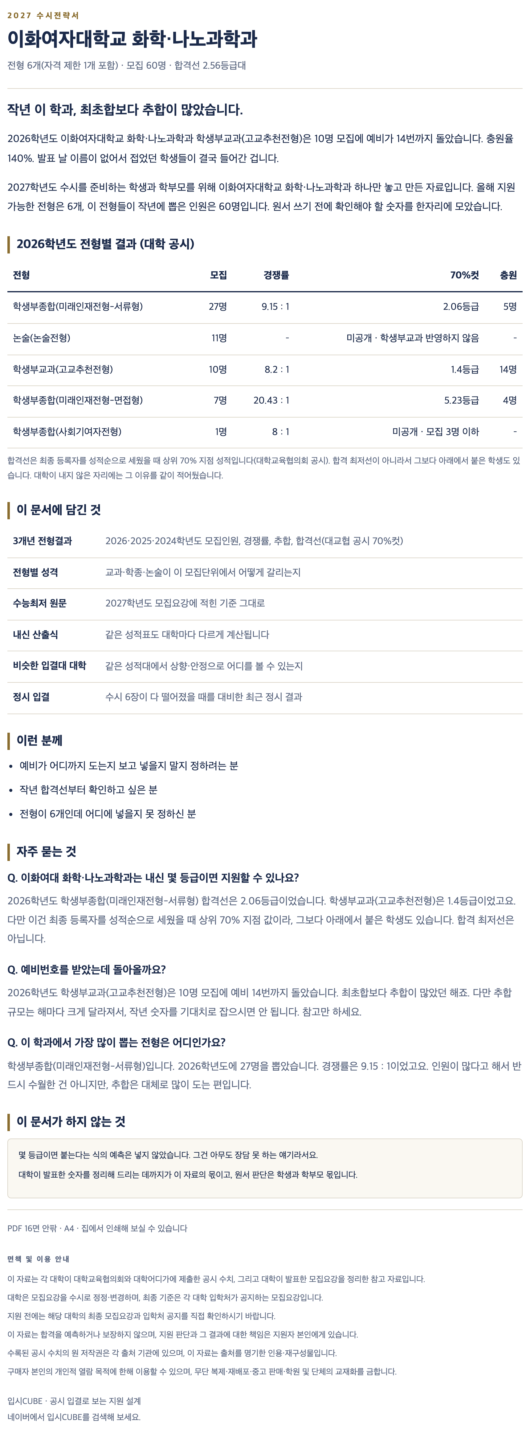 이화여대_화학・나노과학과_상세 이화여대_화학・나노과학과_상세
