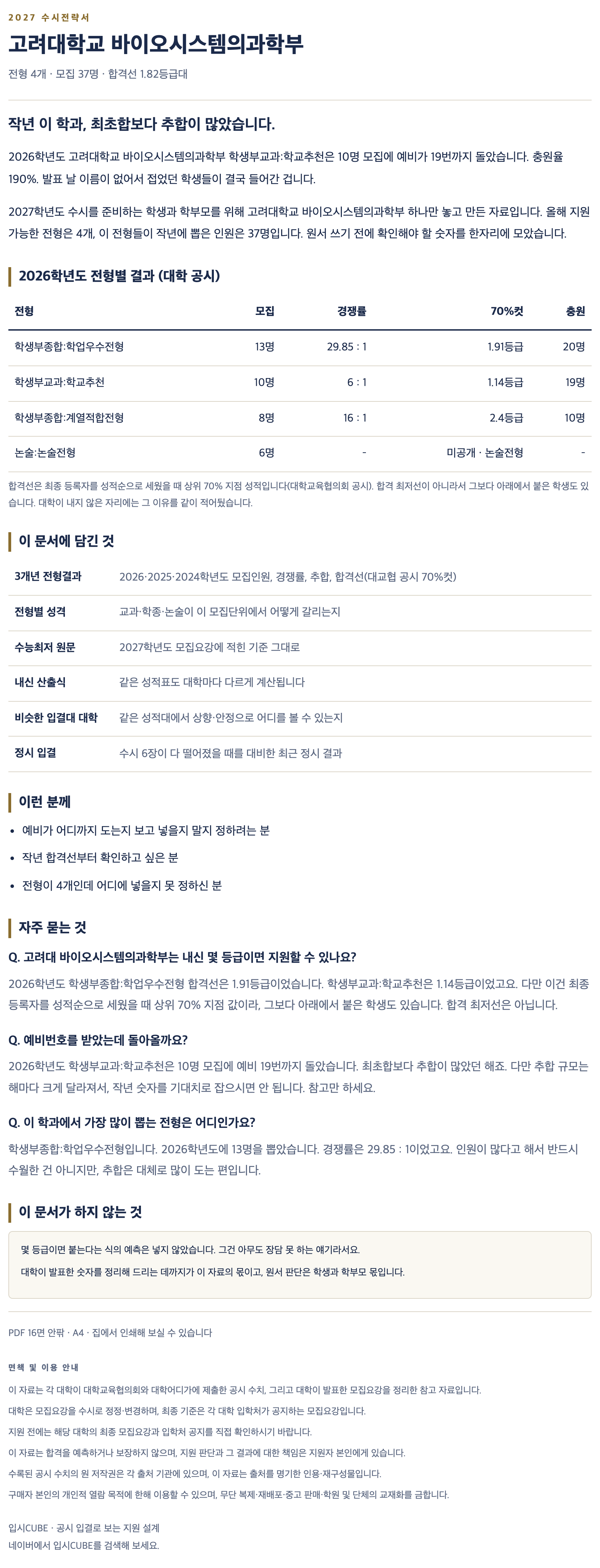 고려대_바이오시스템의과학부_상세 고려대_바이오시스템의과학부_상세