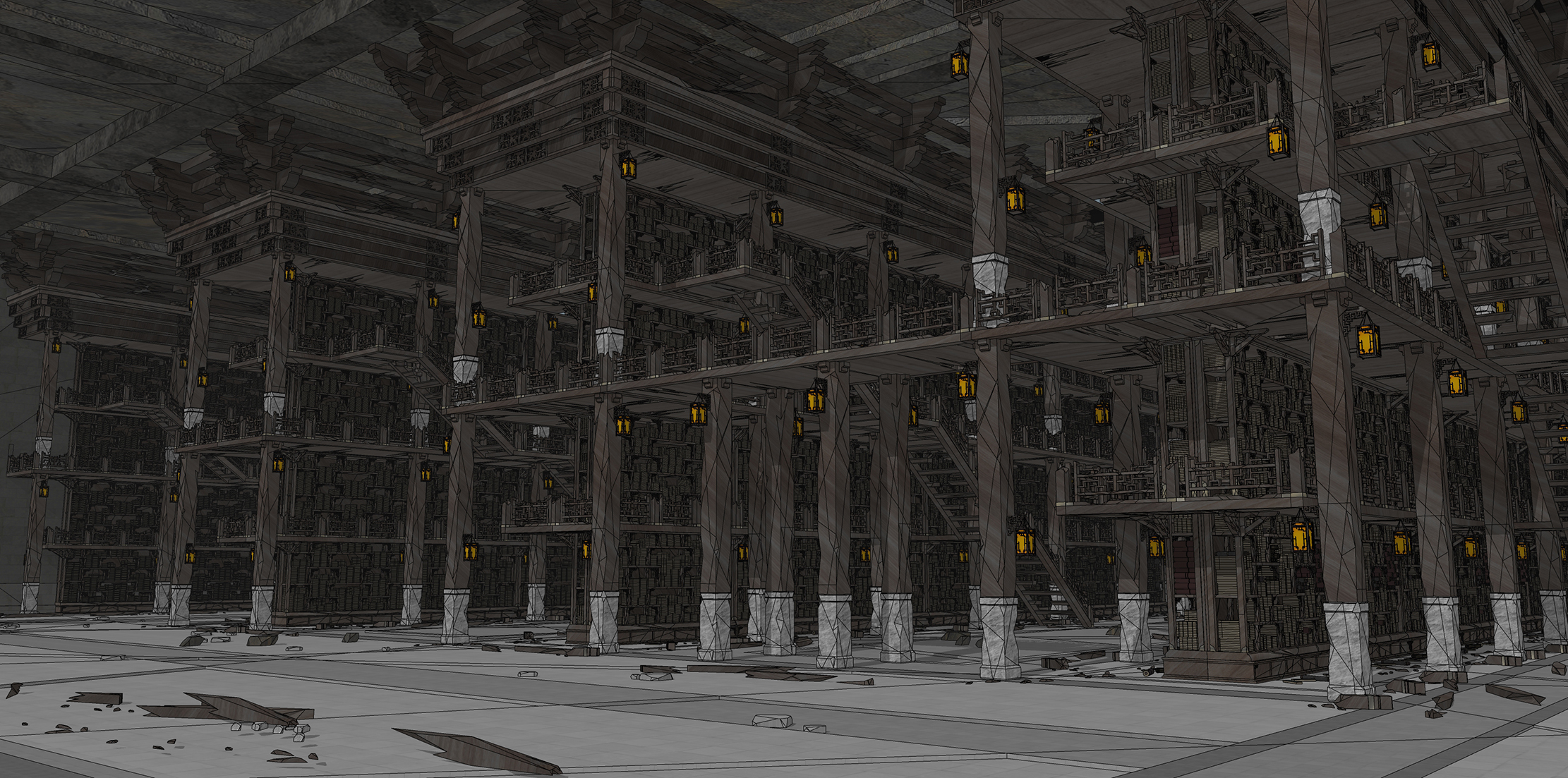 비급서고 폐허 Secret library ruin ver3-2