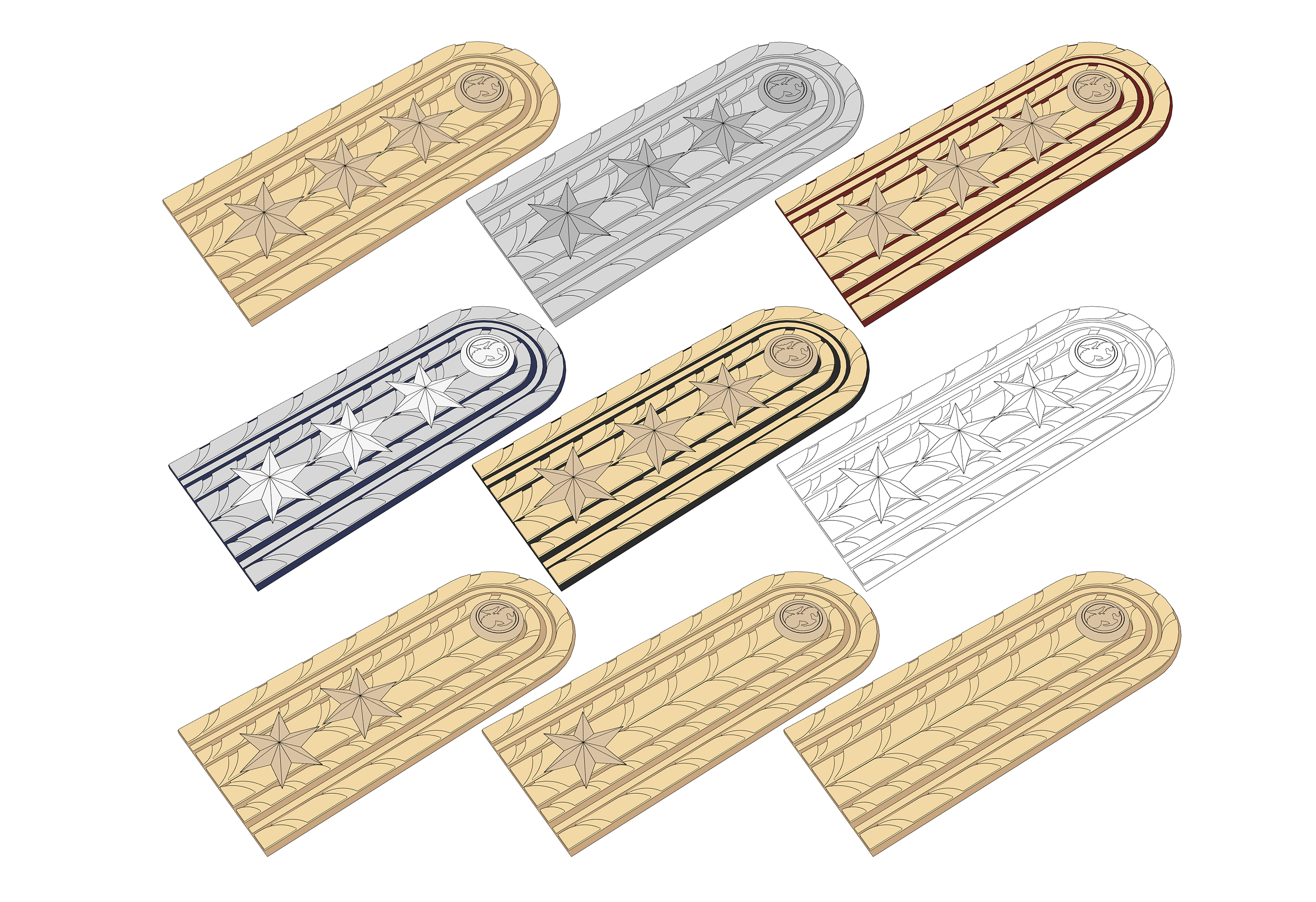 고급 견장 high-class epaulettes 2