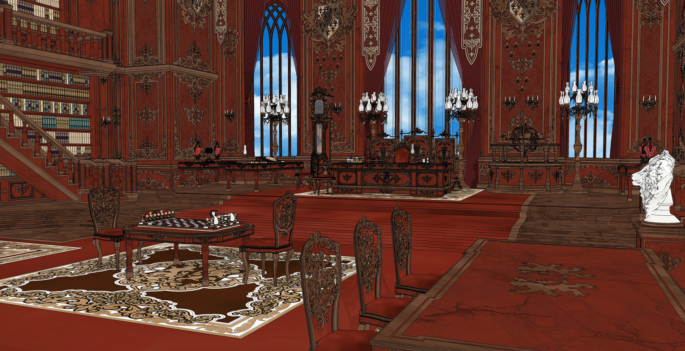 백작의 집무실Count's office-2 백작의 집무실Count's office-2