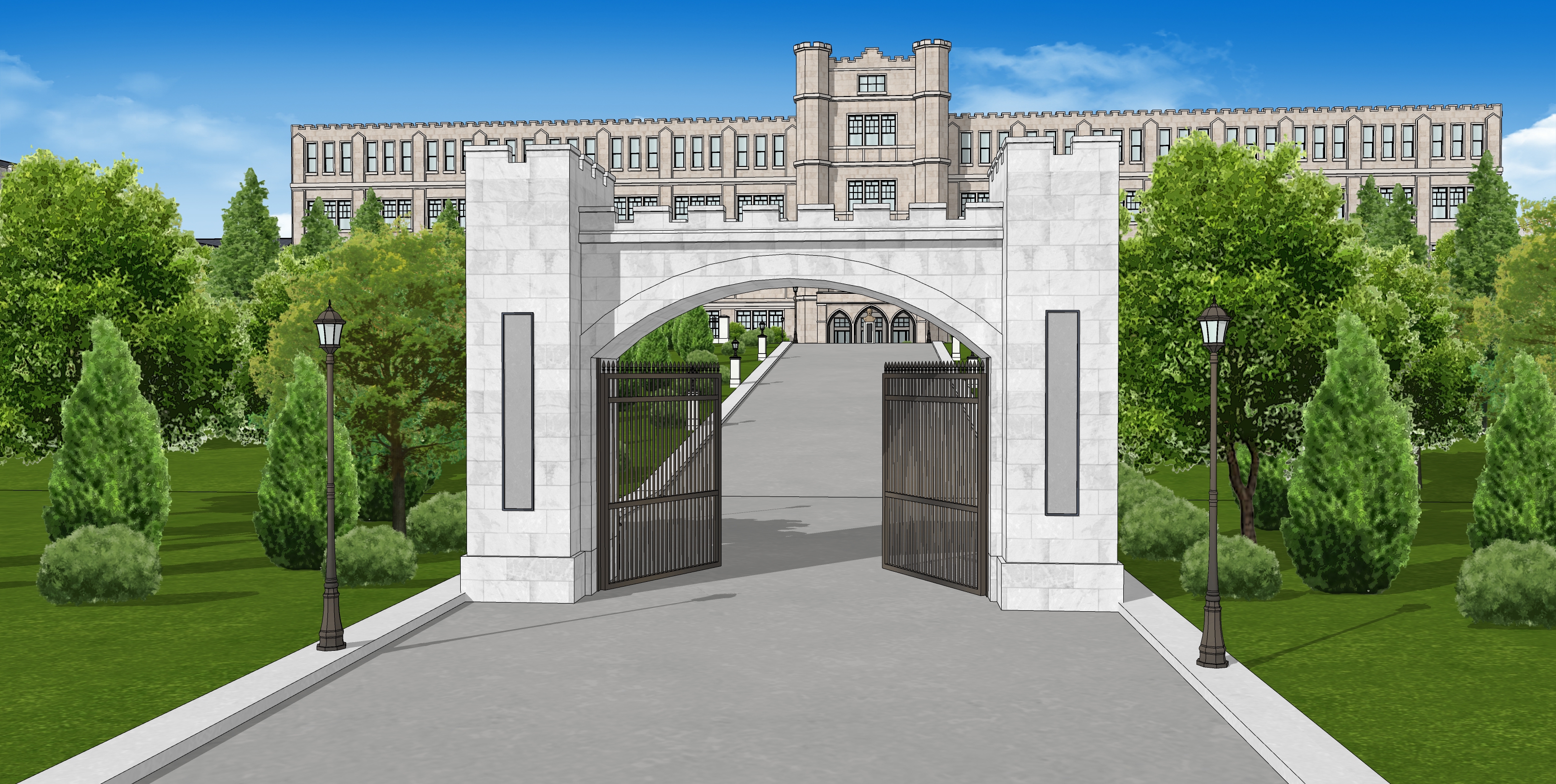 학교 서양풍학교 Western-style school-31 학교 서양풍학교 Western-style school-31