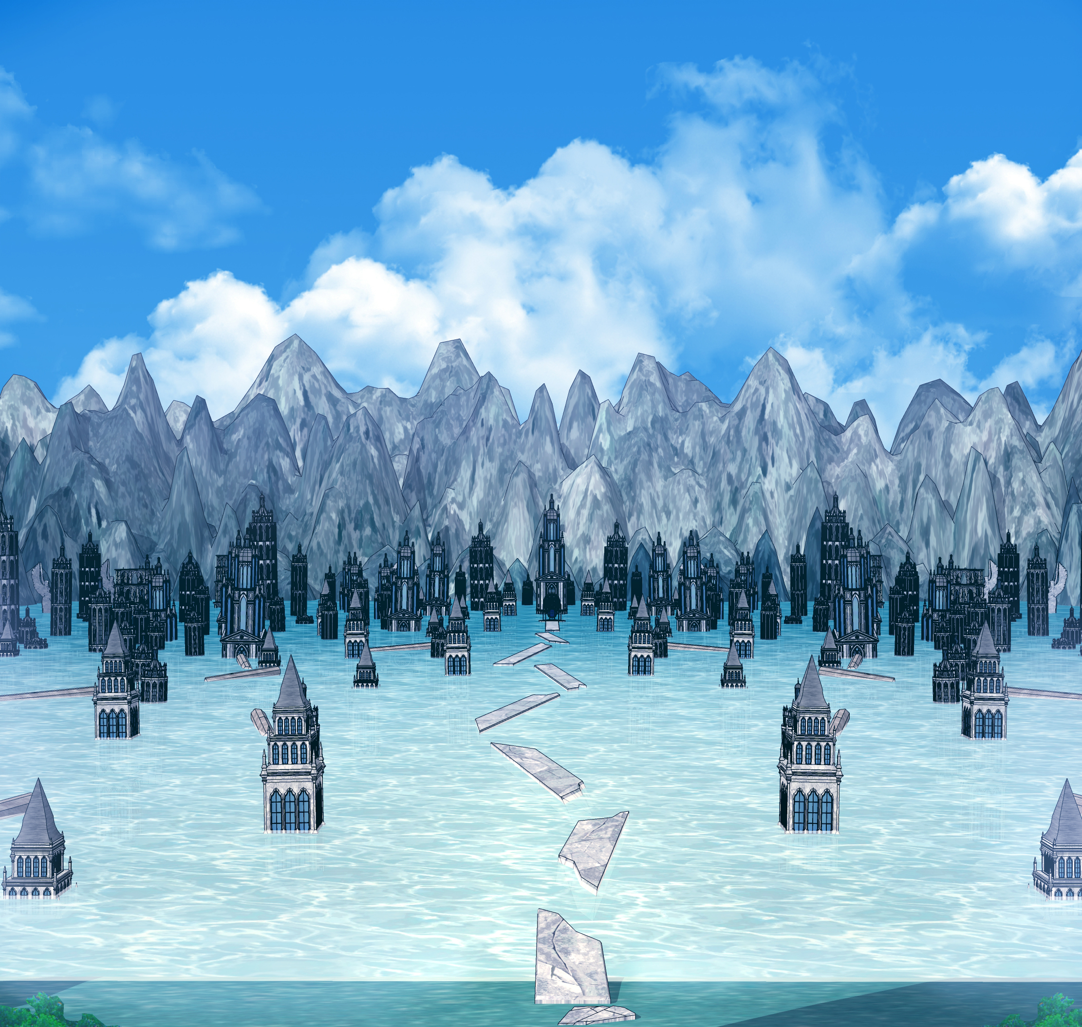 물에 잠긴 도시-submerged city-1보정