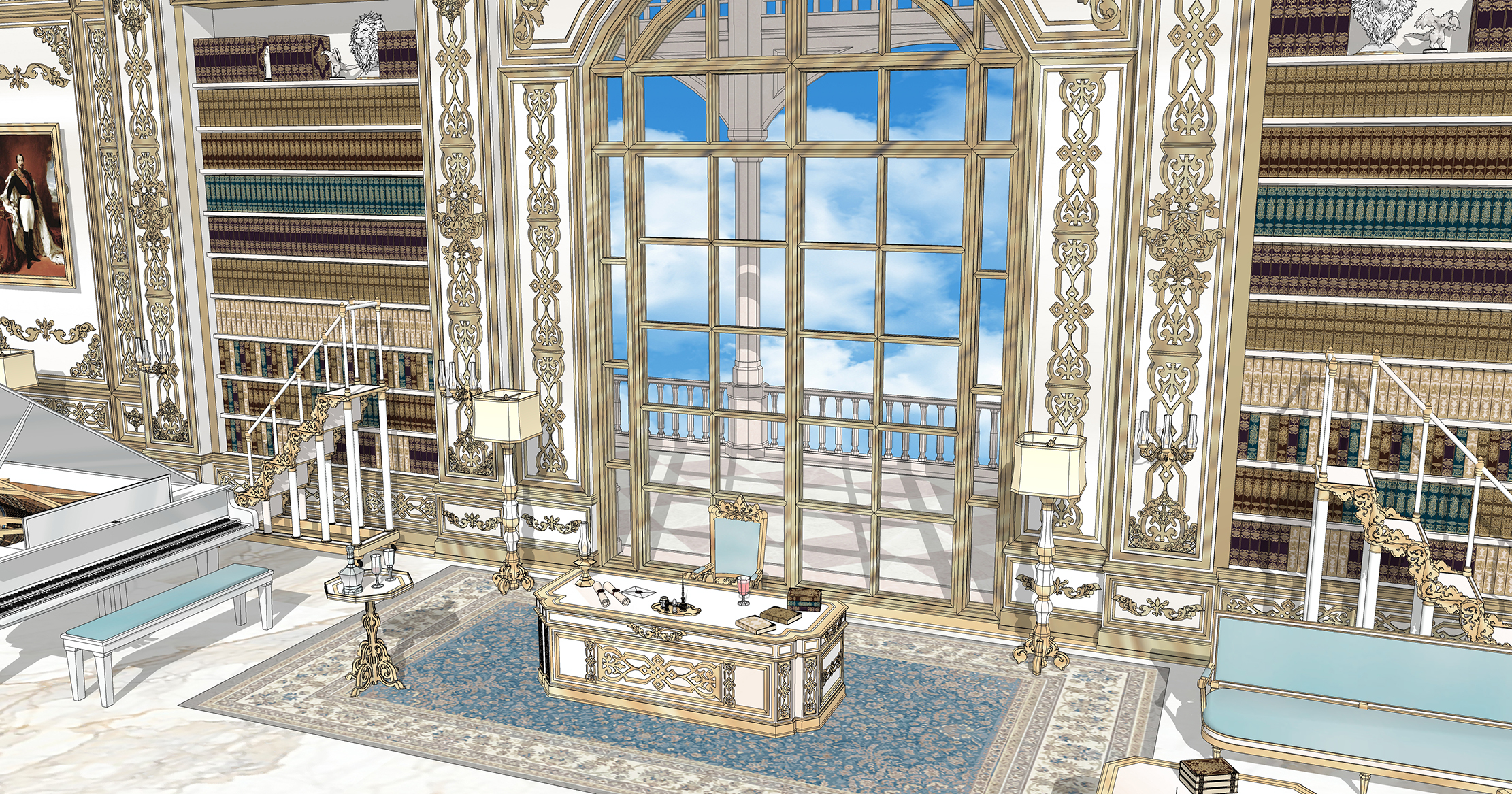 귀족의 집무실The nobleman's office2-2 귀족의 집무실The nobleman's office2-2