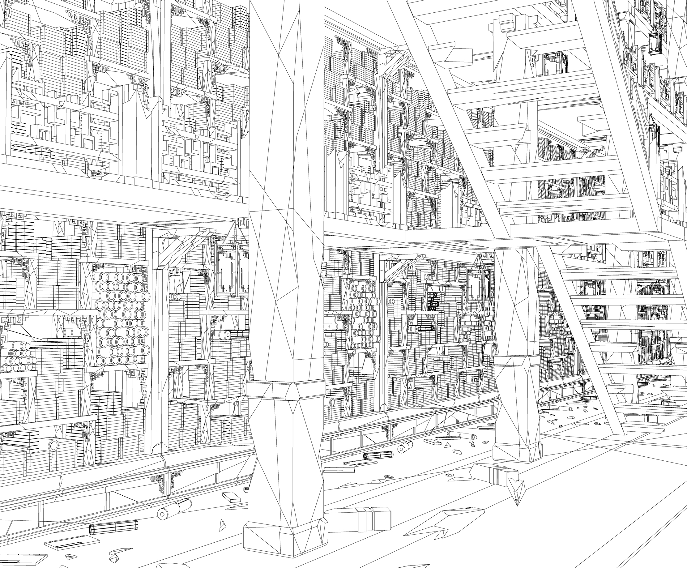 비급서고 폐허 Secret library ruin ver3-라인-2