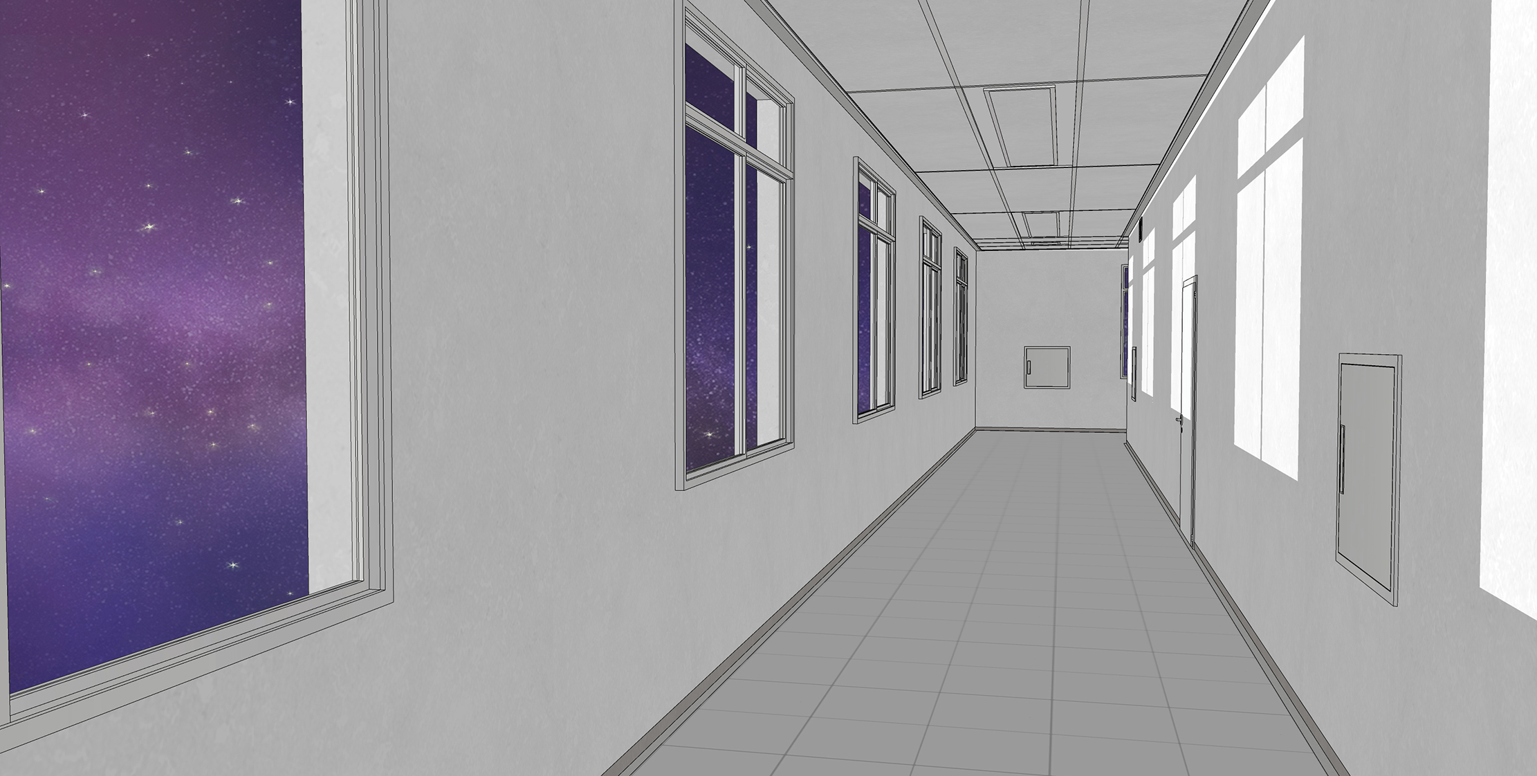 사무실 복도 Office hallway2-6 사무실 복도 Office hallway2-6