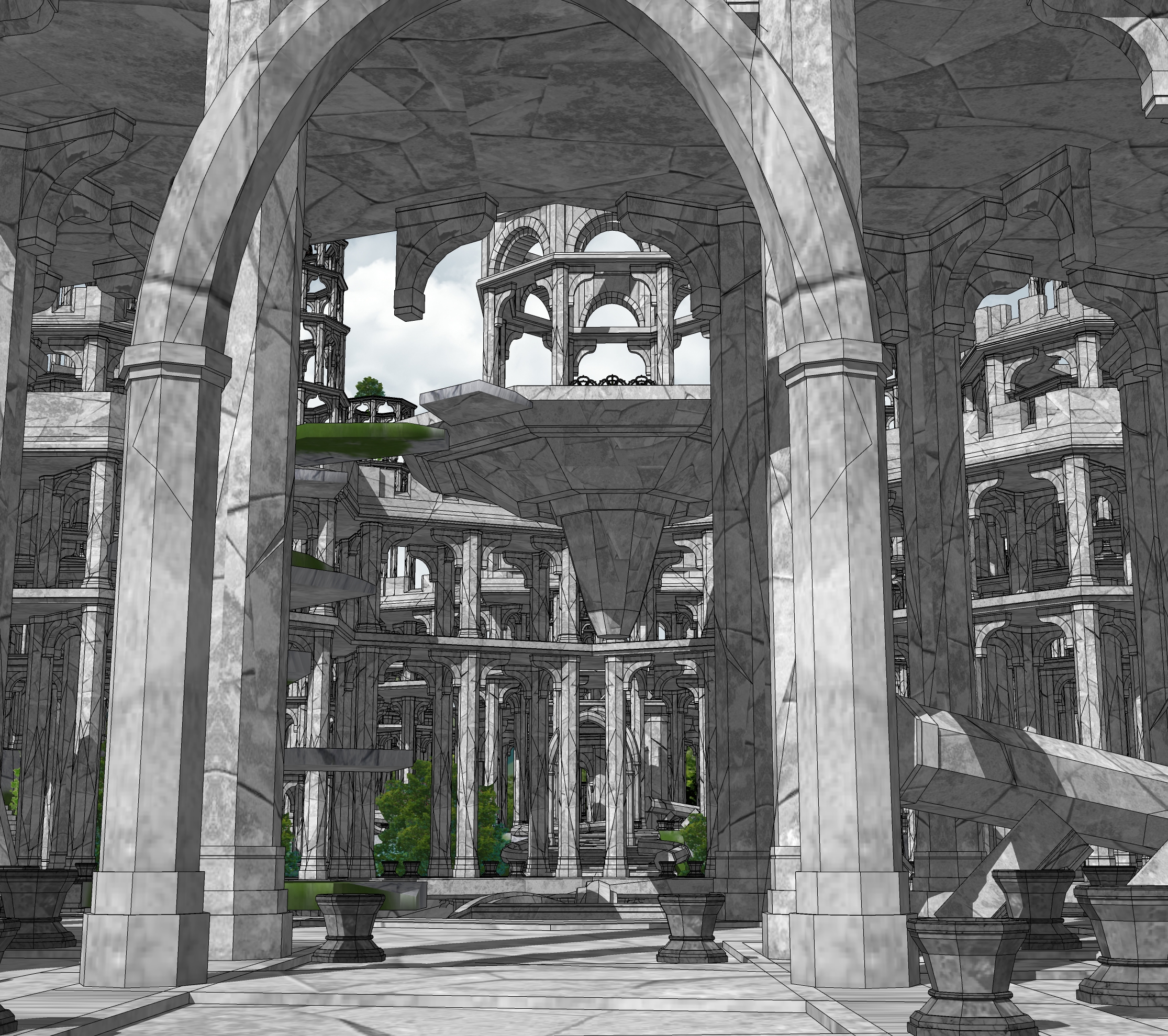 대형 유적 폐허2-4