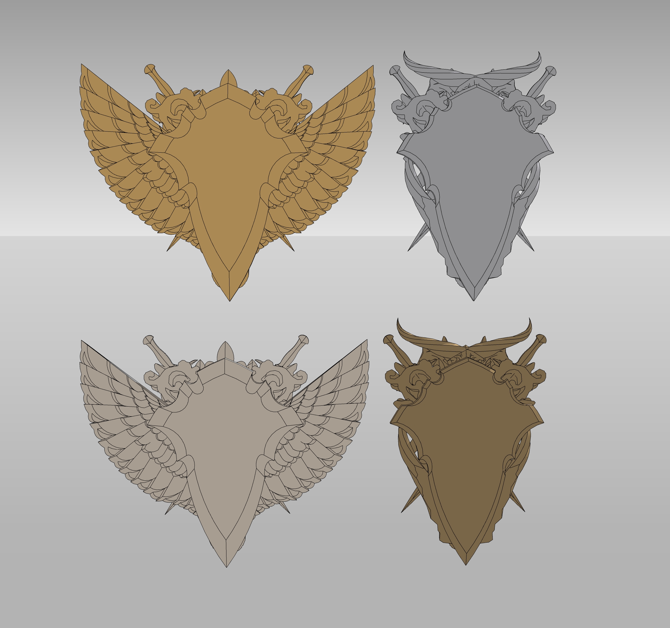 마왕과 용사의 브로치Satan and Warrior Brooch-5