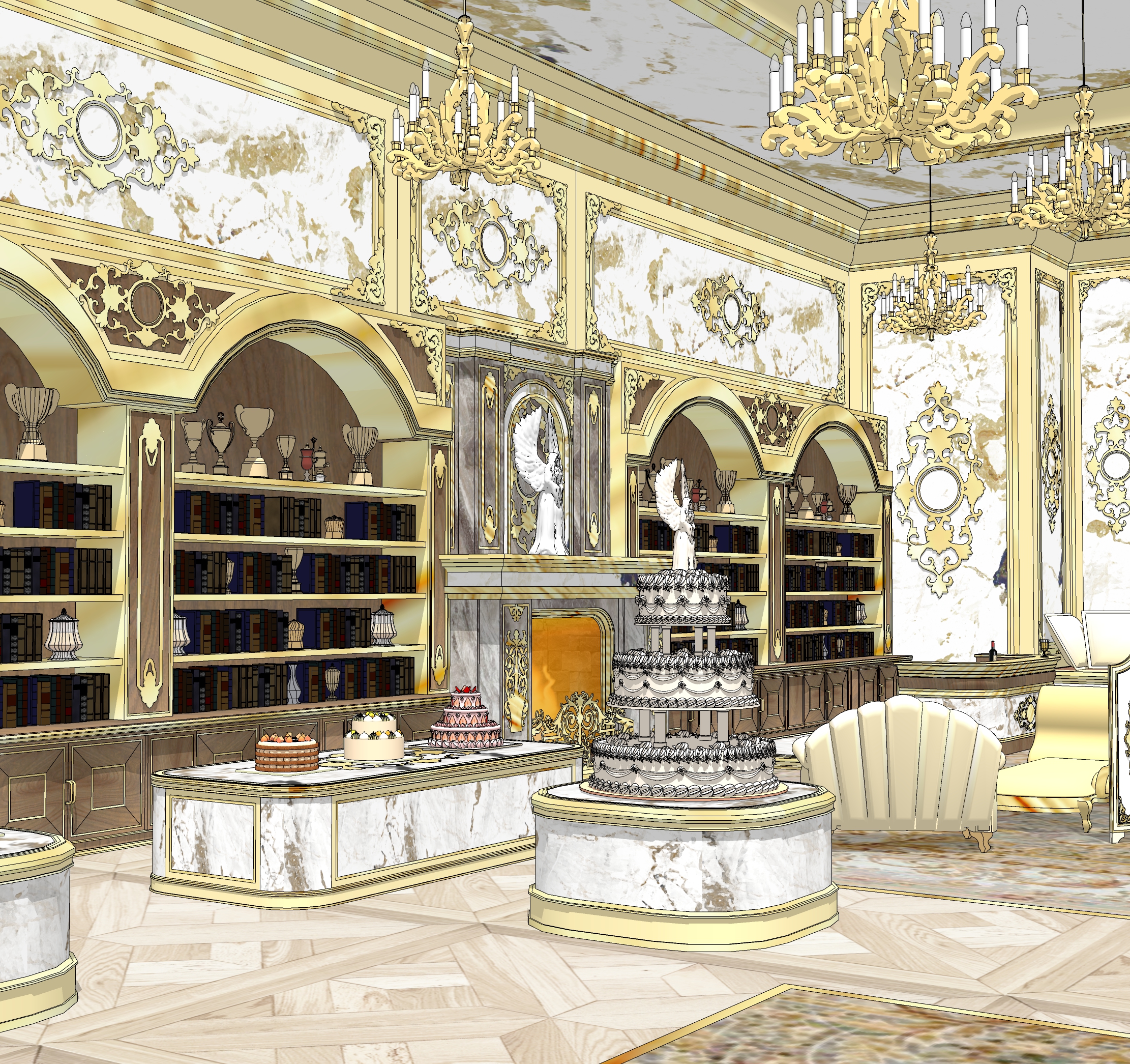 Dessert Shop Set-House Office-3