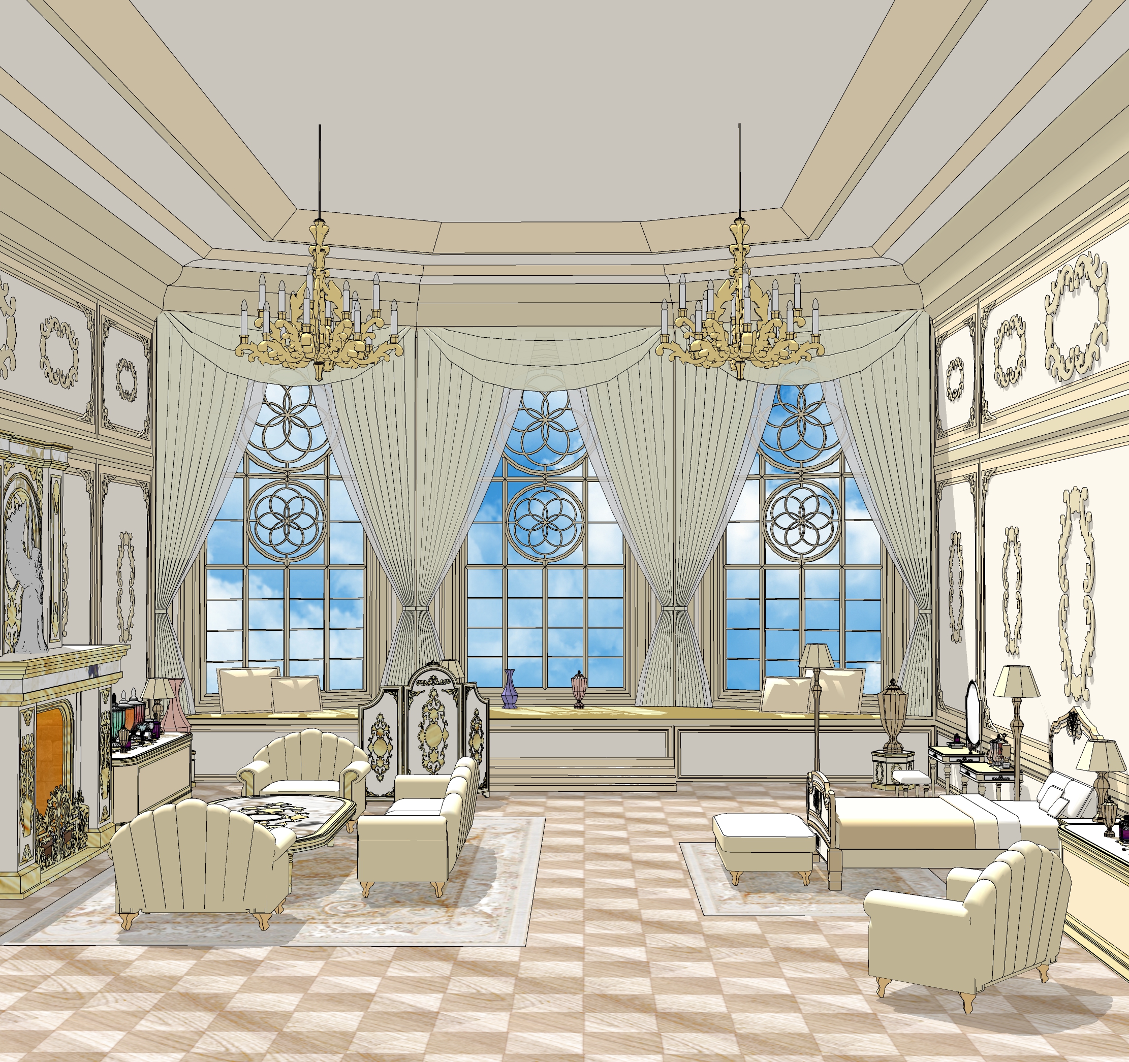 Dessert Shop Set - Bedroom-1