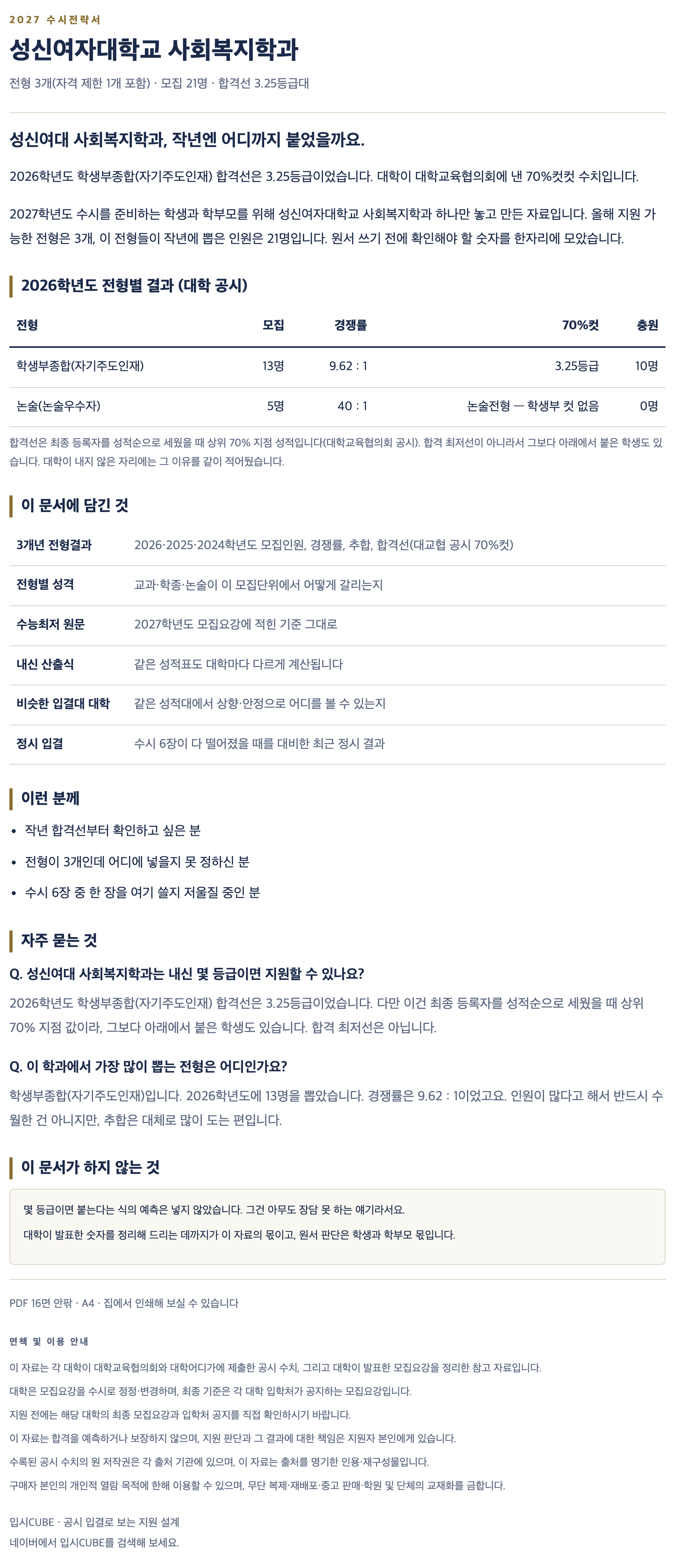성신여대_사회복지학과_상세 성신여대_사회복지학과_상세