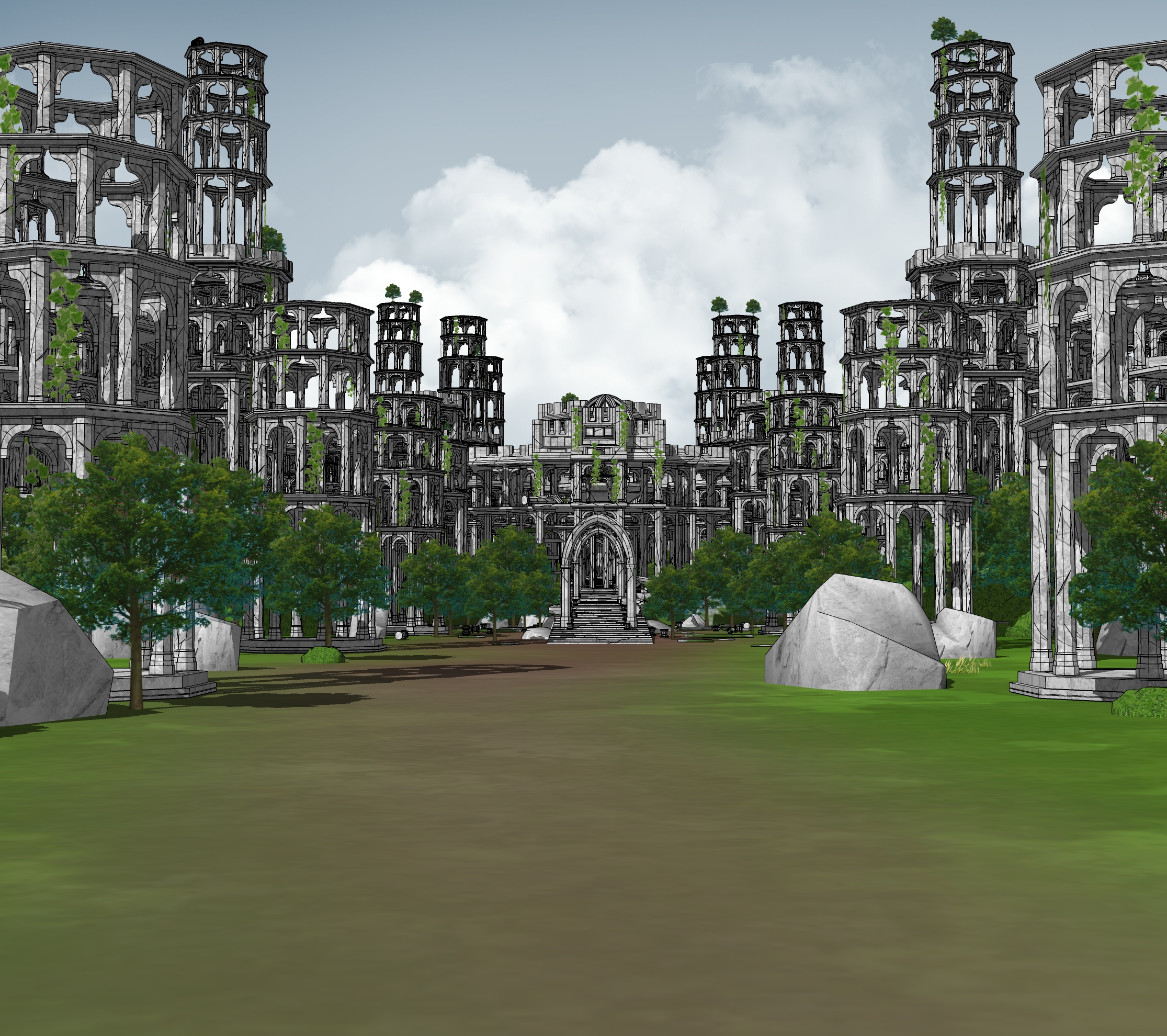 대형 유적 폐허2-2