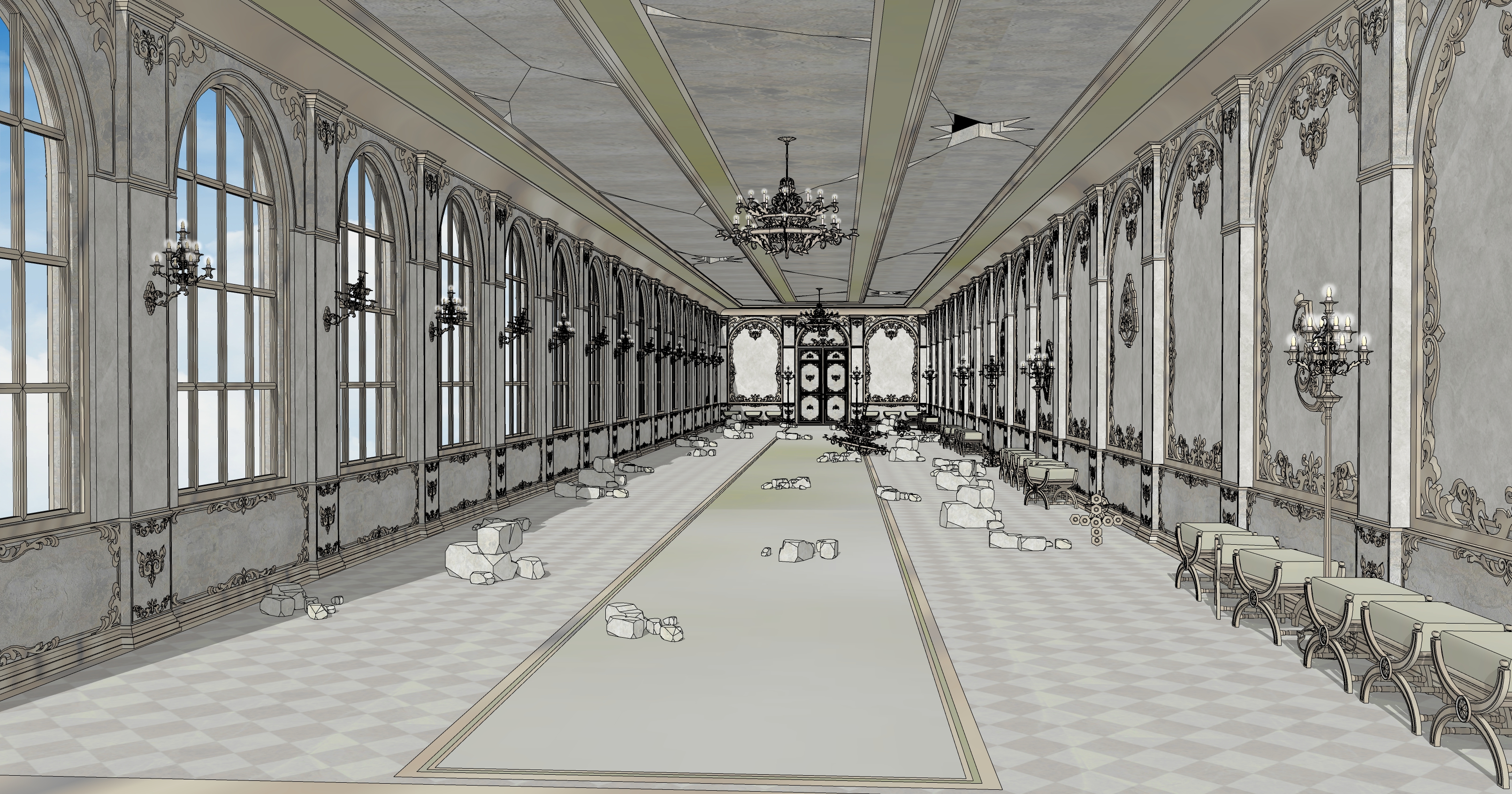 대사제의 집무실 폐허 Ruins of the High Priest's Office-3