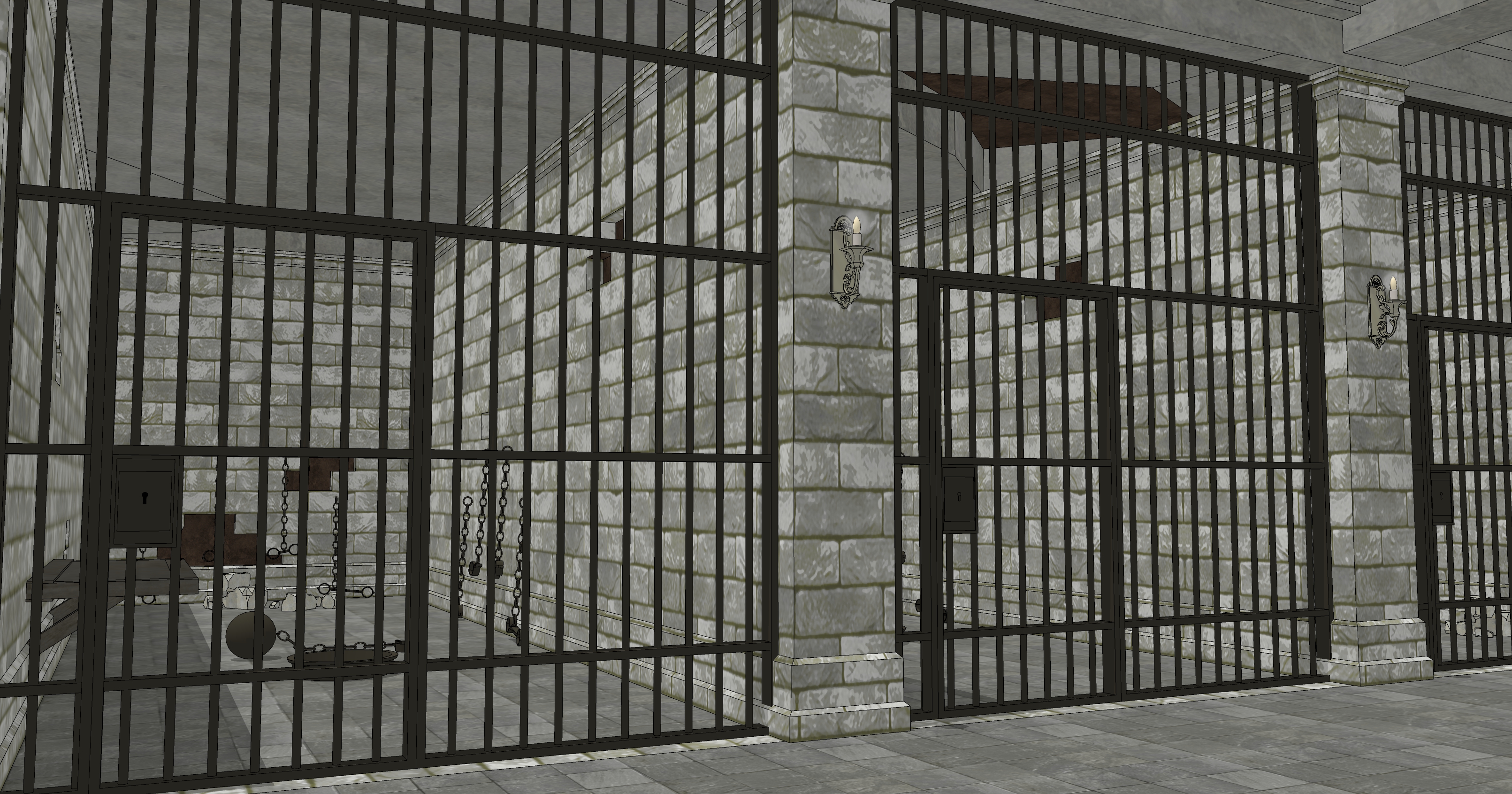 신전 감옥 폐허 Temple Prison Ruins-4