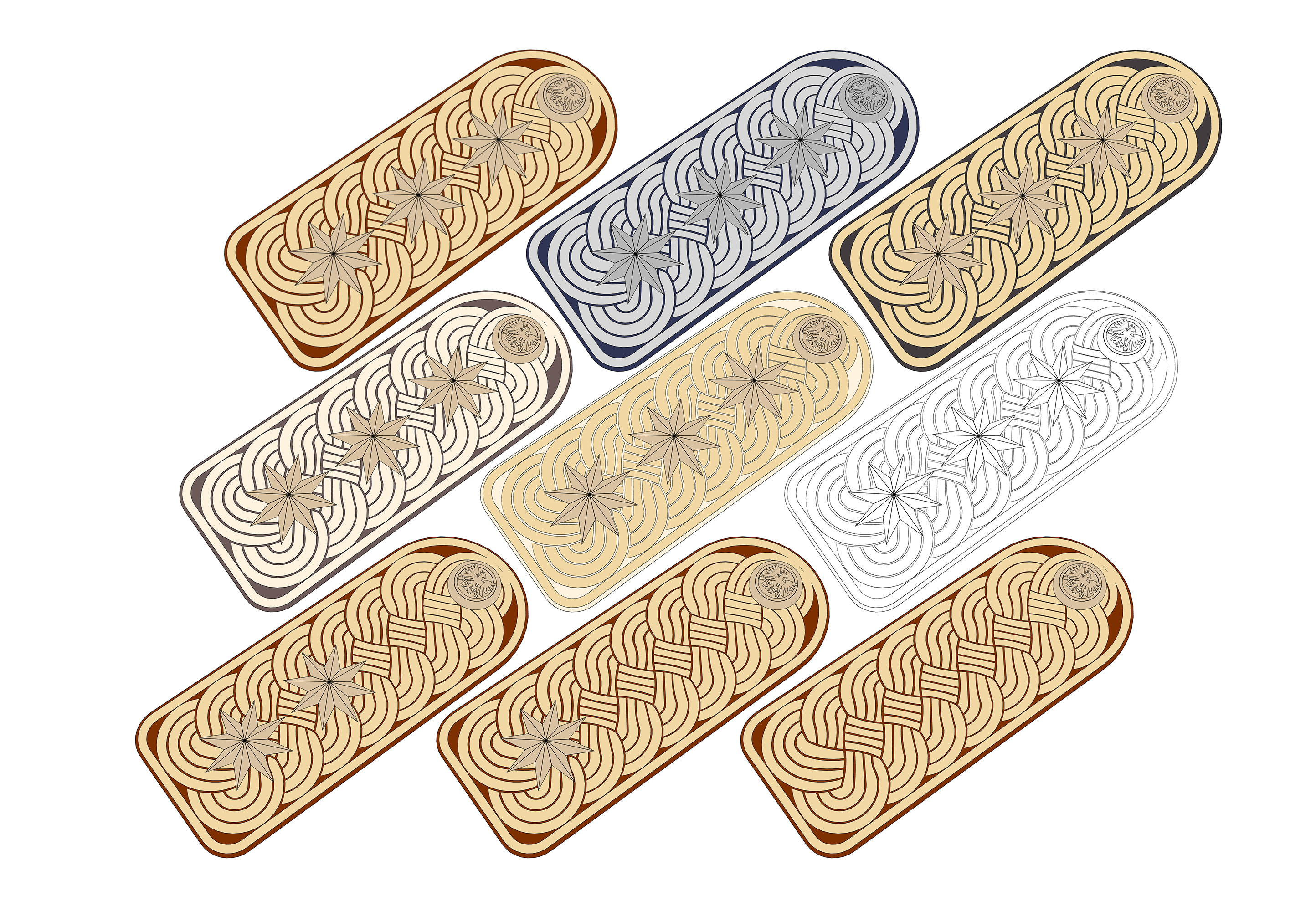 고급 견장 high-class epaulettes 3