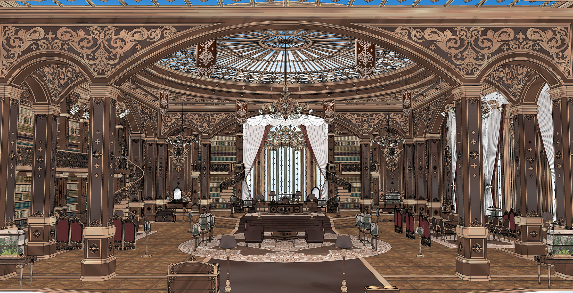 백작 영애 집무실Count's Lady's Office-1 백작 영애 집무실Count's Lady's Office-1