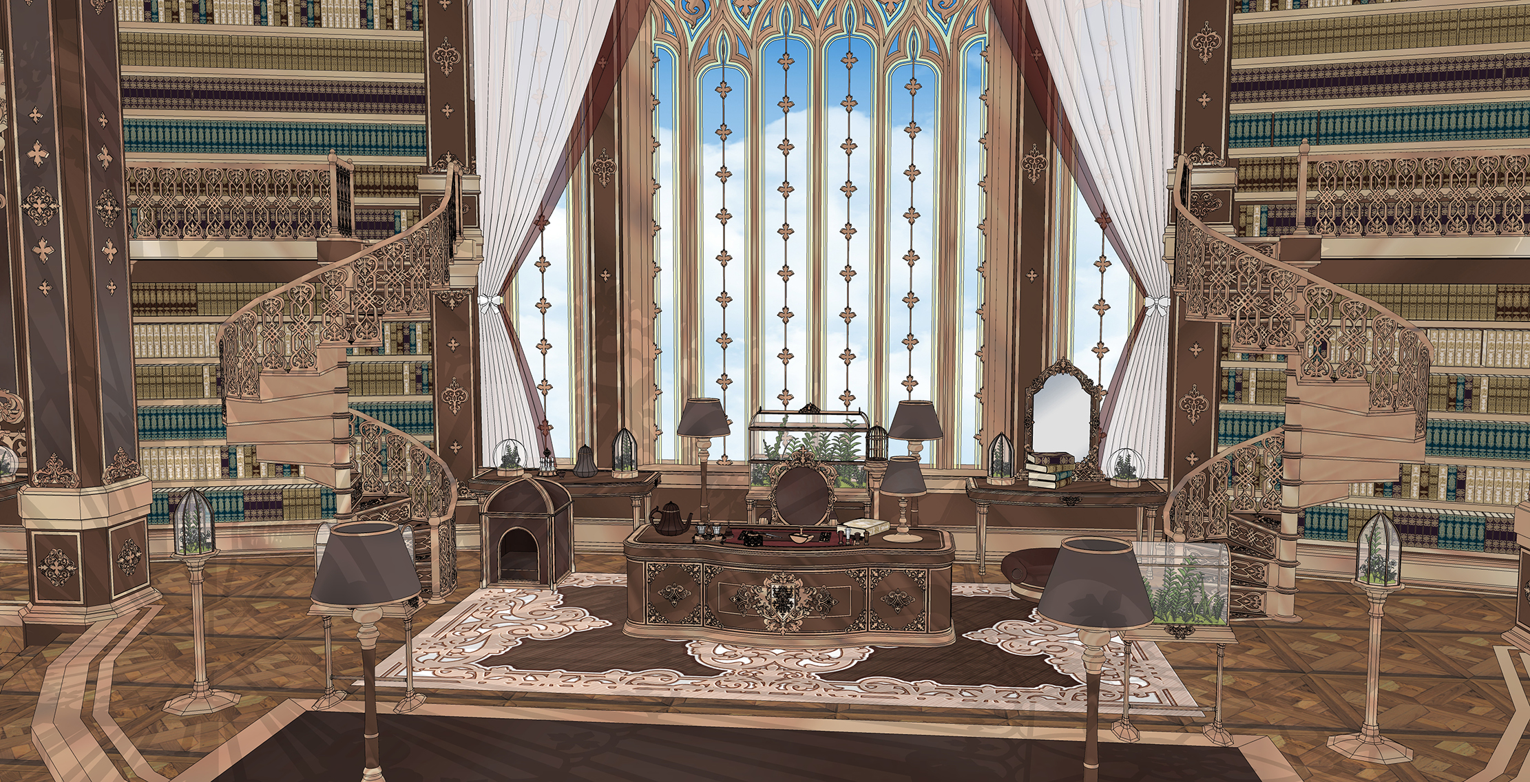 백작 영애 집무실Count's Lady's Office-2 백작 영애 집무실Count's Lady's Office-2