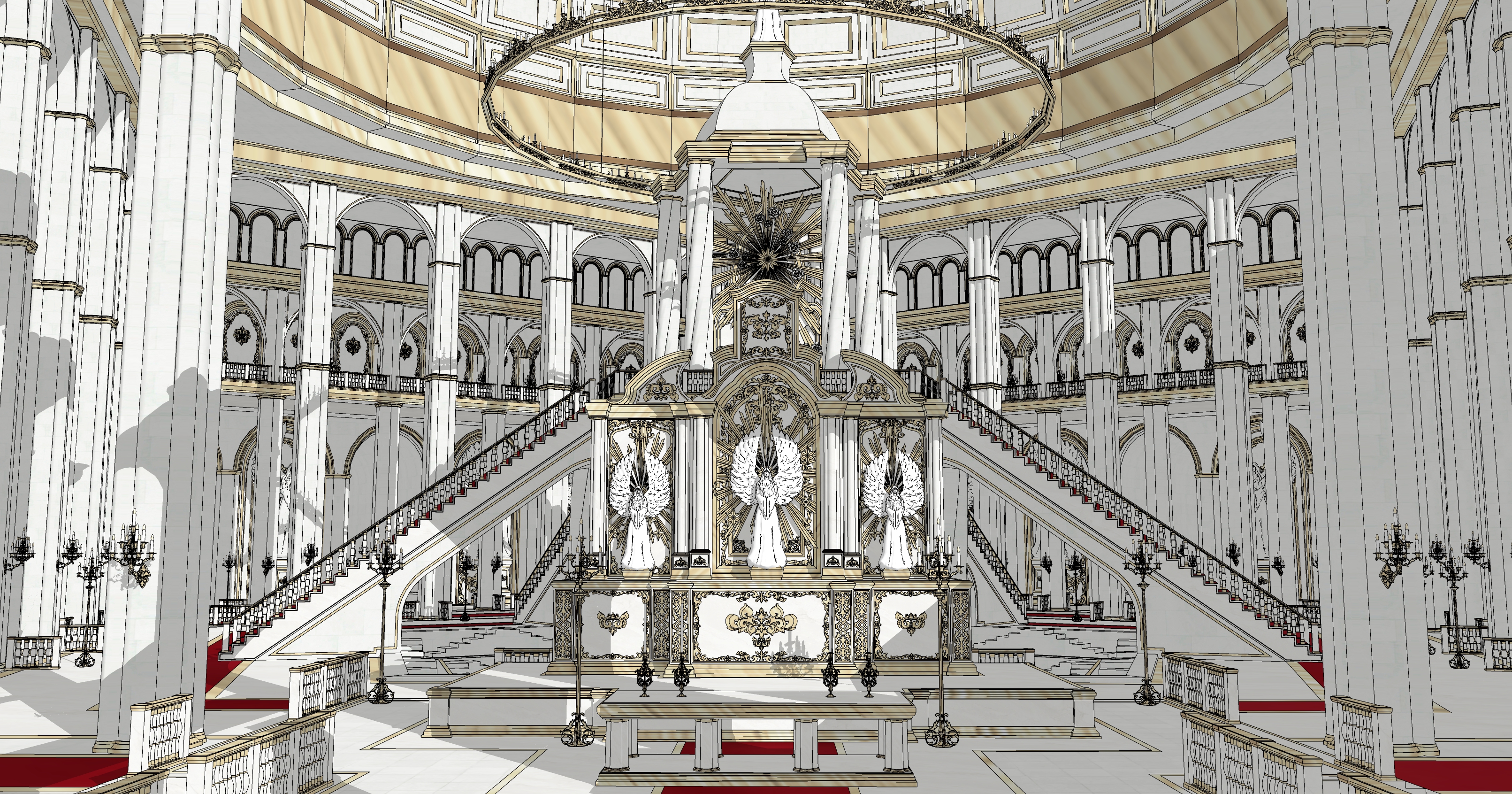 신전 실내 Temple interior-5