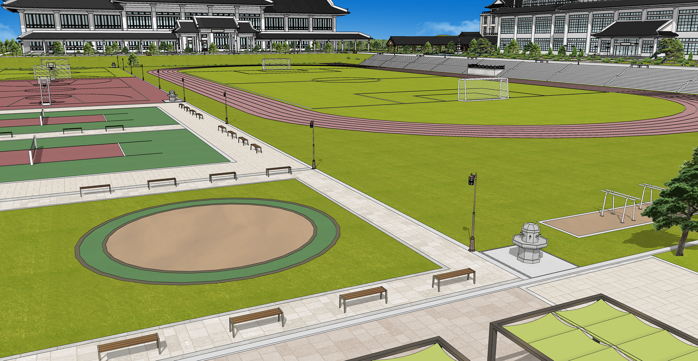 학교 동양풍학교Oriental-style school-36