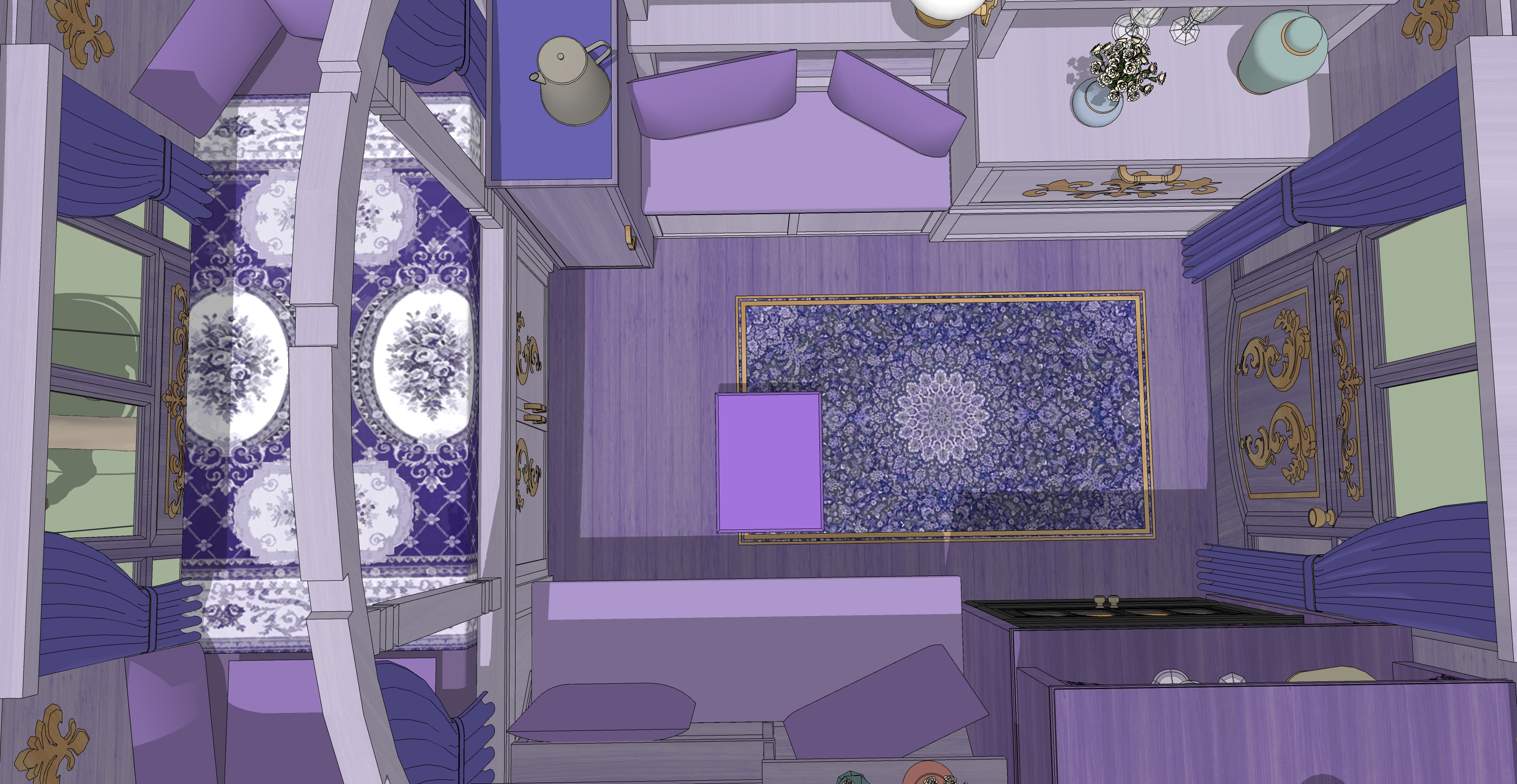 집시마차 보라색 Gypsy wagon purple-4 집시마차 보라색 Gypsy wagon purple-4