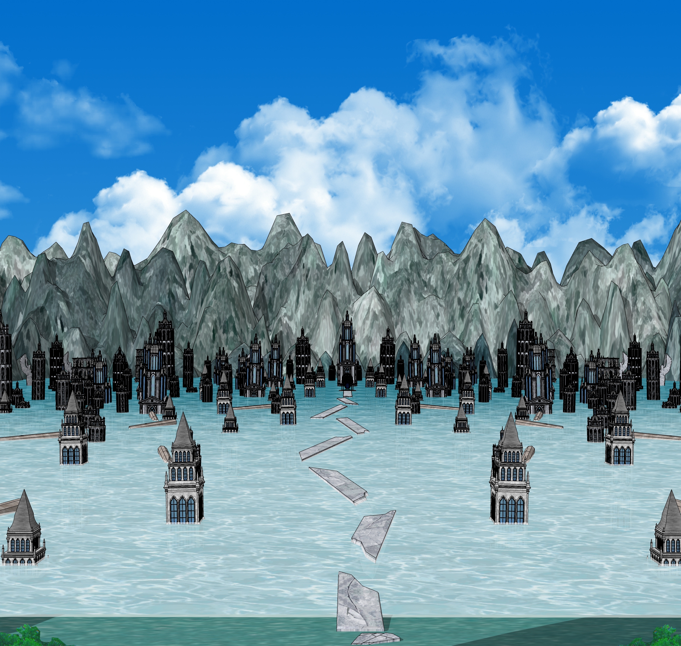 물에 잠긴 도시-submerged city-1