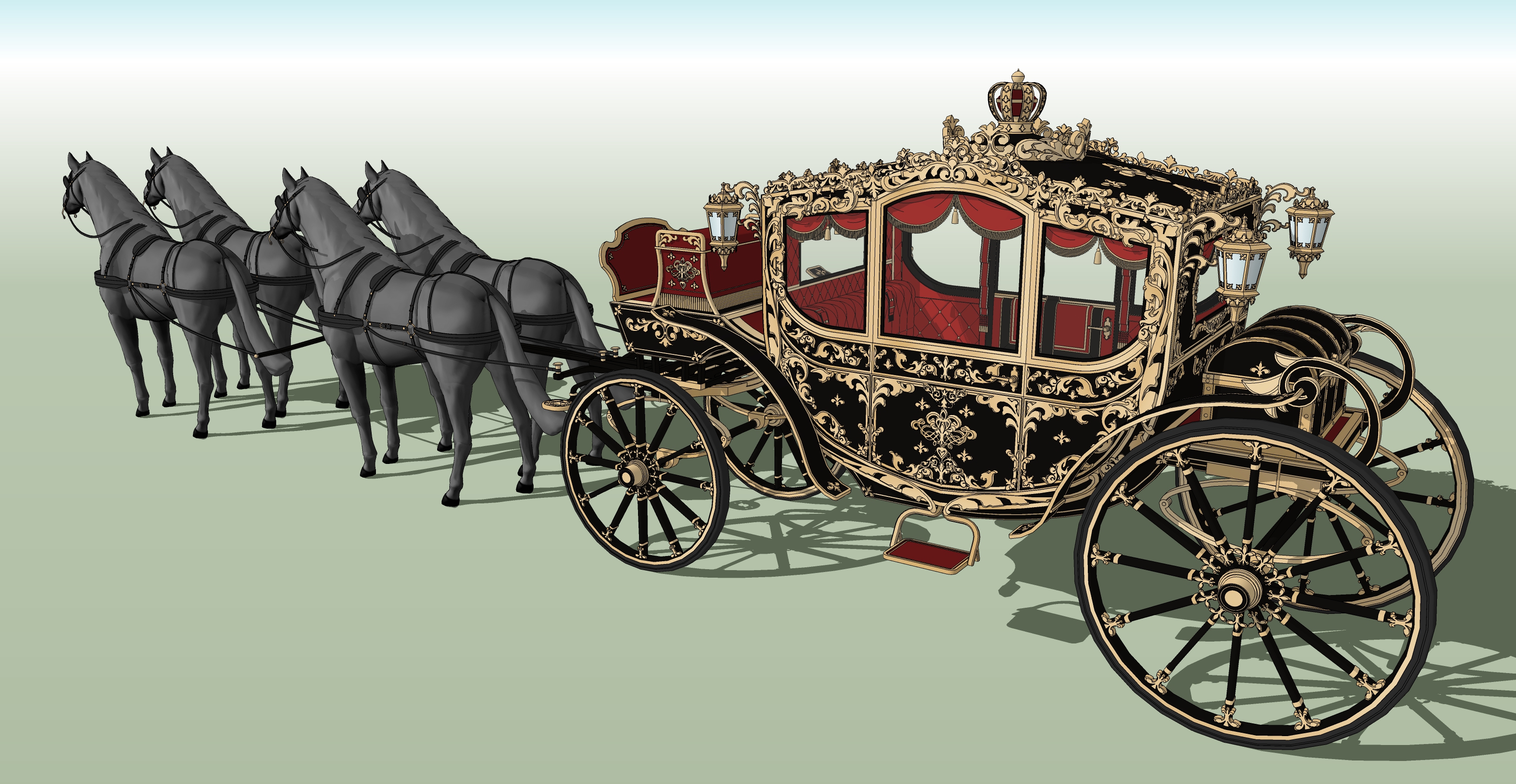 왕실마차 검은색 Royal carriage black-1 왕실마차 검은색 Royal carriage black-1