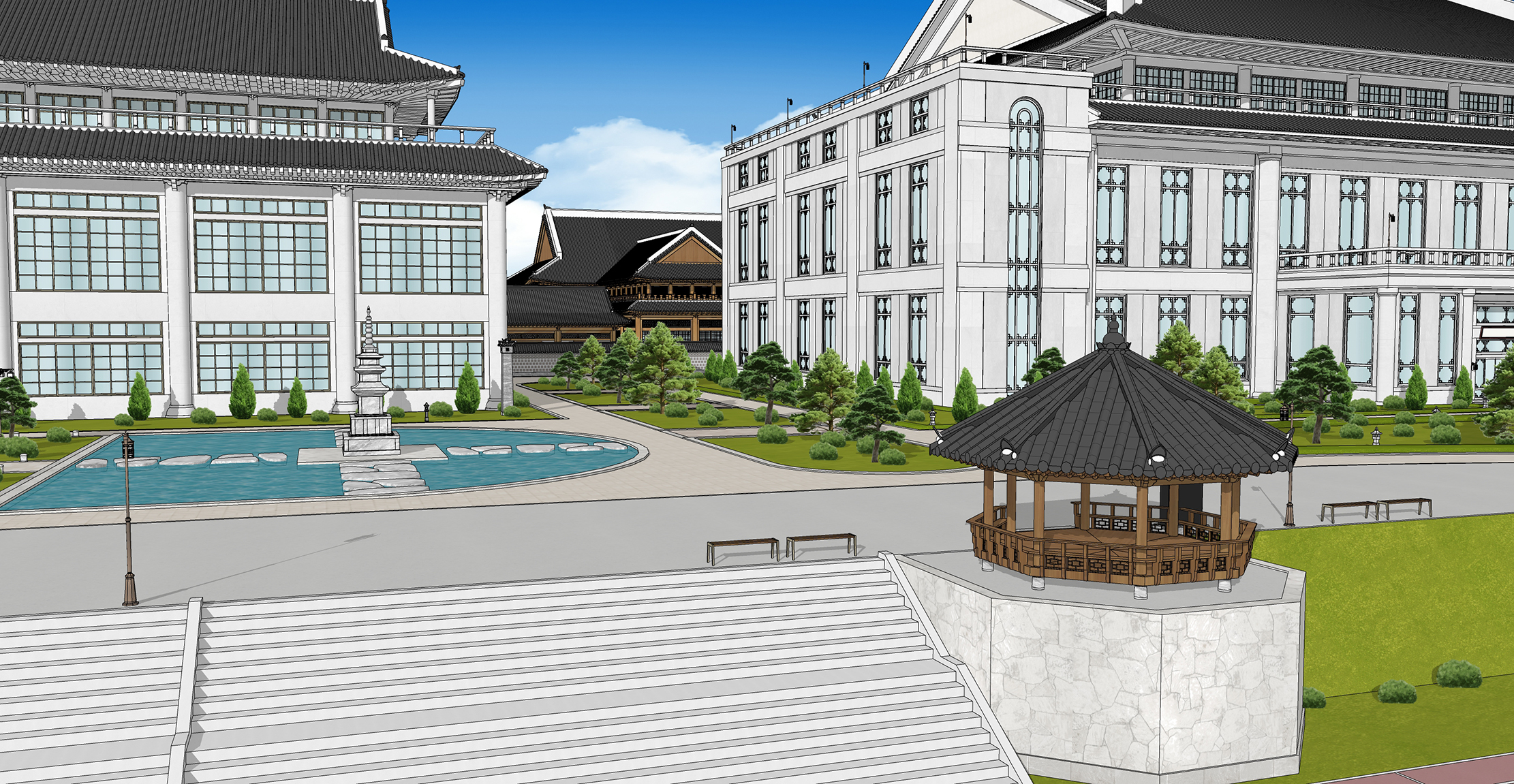 학교 동양풍학교Oriental-style school-16